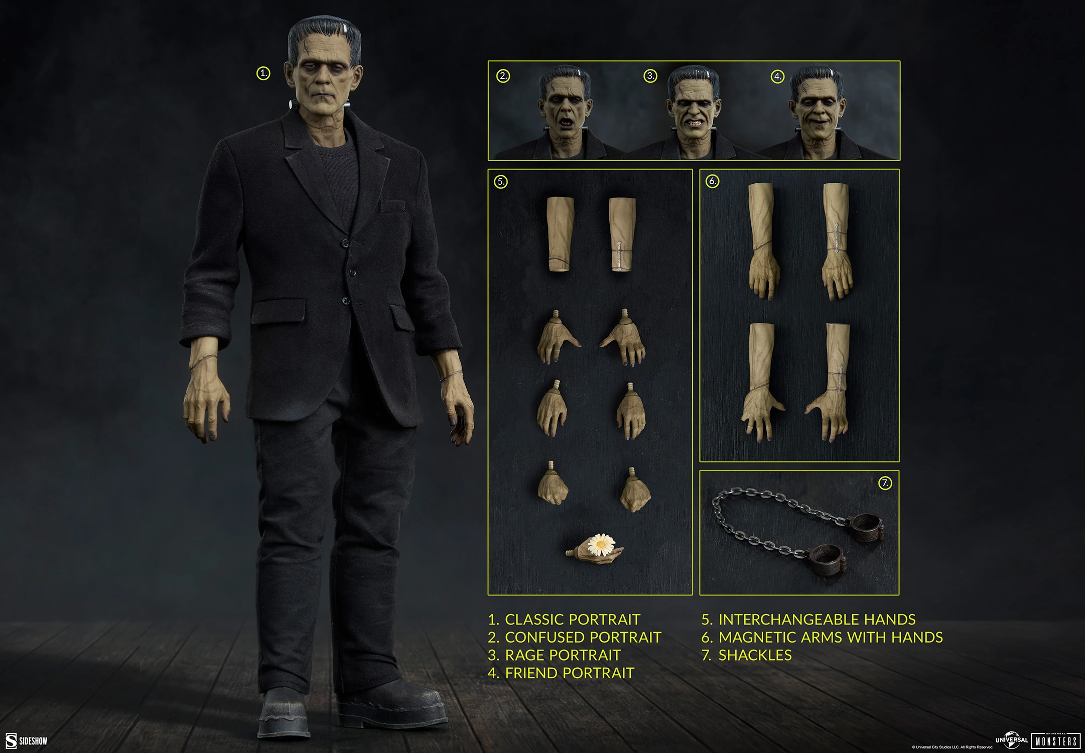Universal Monsters Frankenstein's Monster (Deluxe Plus Ver.) 1/6 Scale Figure Gallery Image 15