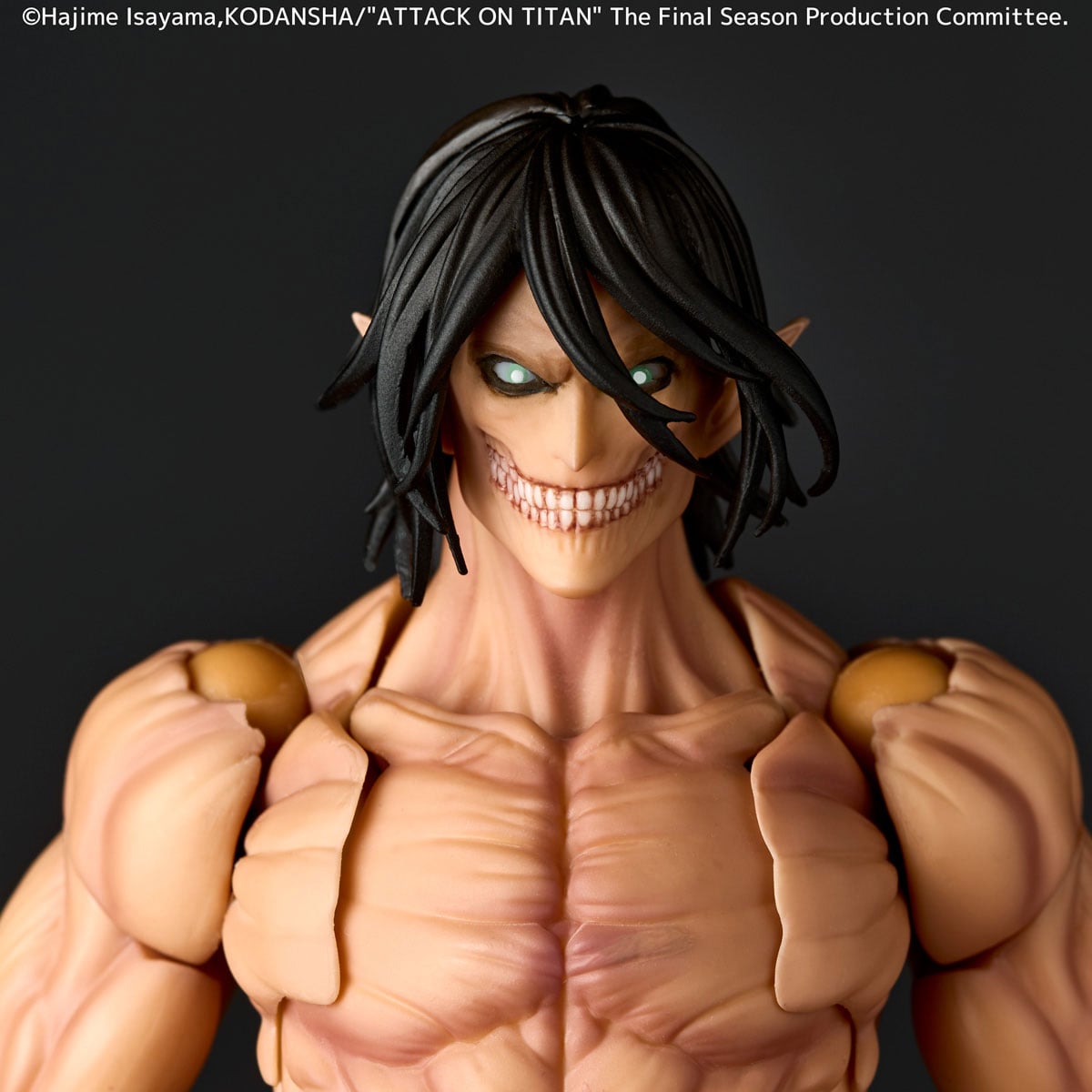 Attack on Titan Amazing Yamaguchi Revoltech NR121 Attack Titan (Eren Yeager) Action Figure (2nd Reissue) Gallery Image 14