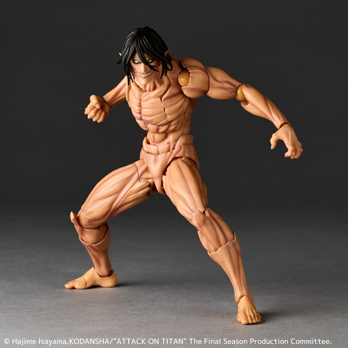 Attack on Titan Amazing Yamaguchi Revoltech NR121 Attack Titan (Eren Yeager) Action Figure (2nd Reissue) Gallery Image 10
