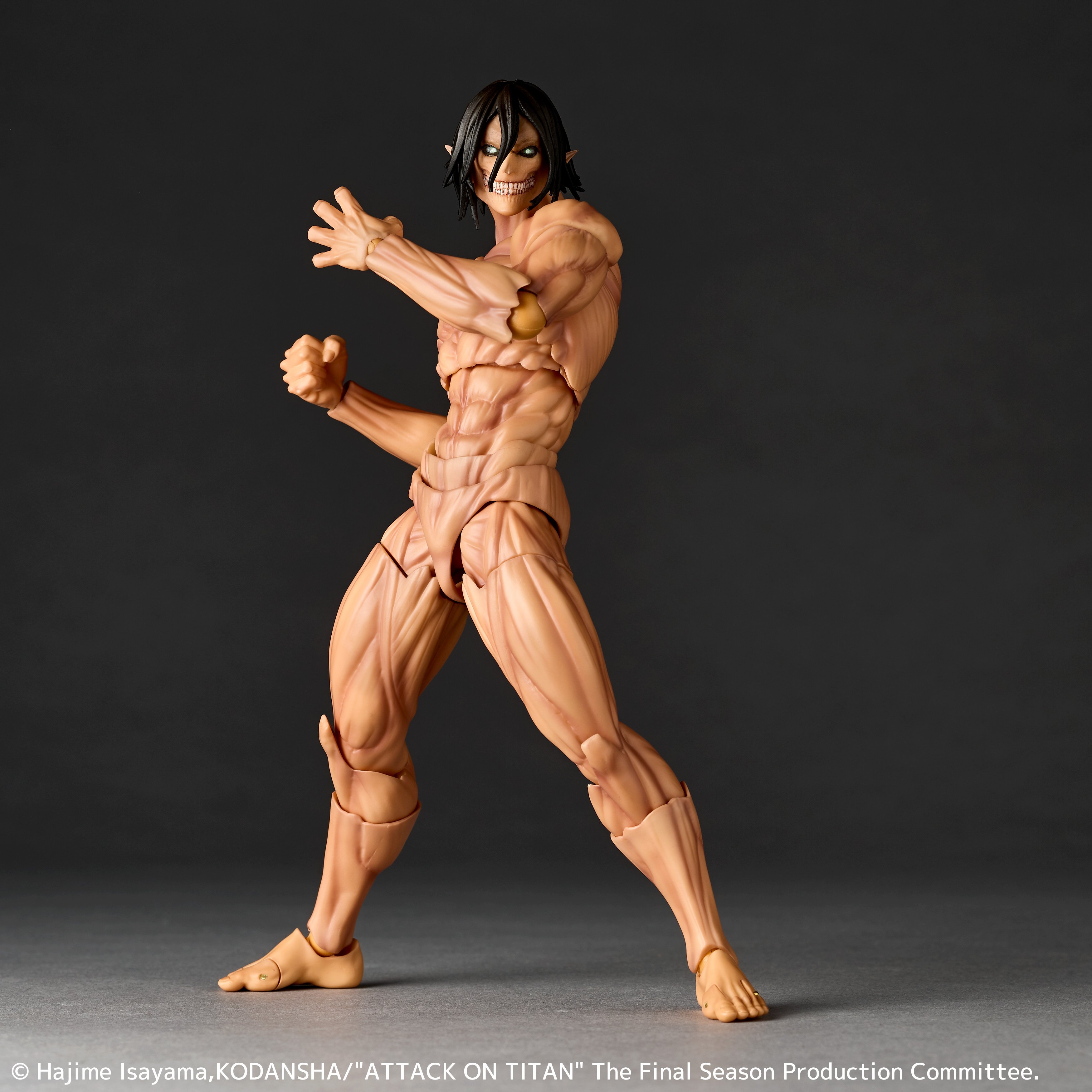 Attack on Titan Amazing Yamaguchi Revoltech NR121 Attack Titan (Eren Yeager) Action Figure (2nd Reissue) Gallery Image 8