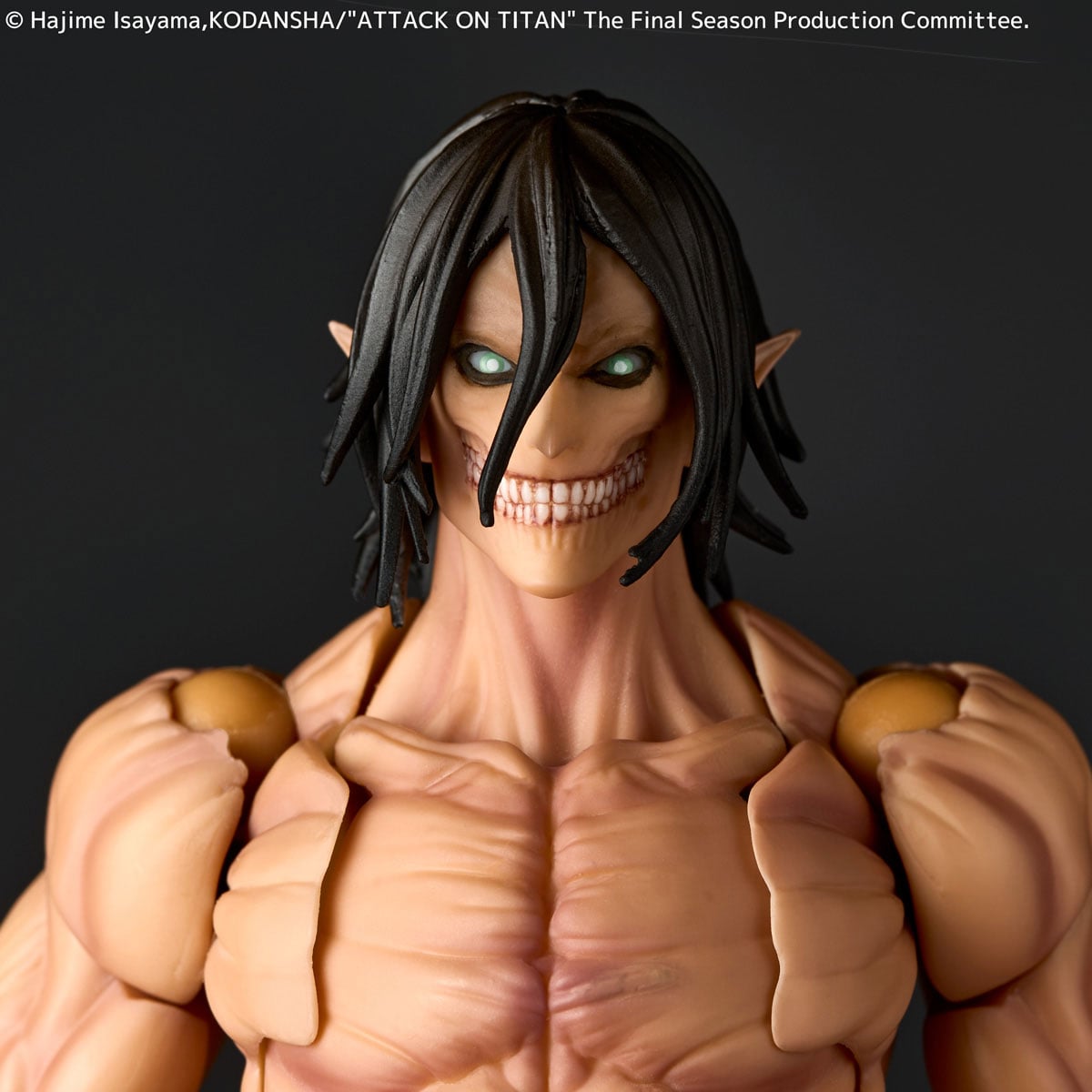 Attack on Titan Amazing Yamaguchi Revoltech NR121 Attack Titan (Eren Yeager) Action Figure (2nd Reissue) Gallery Image 13