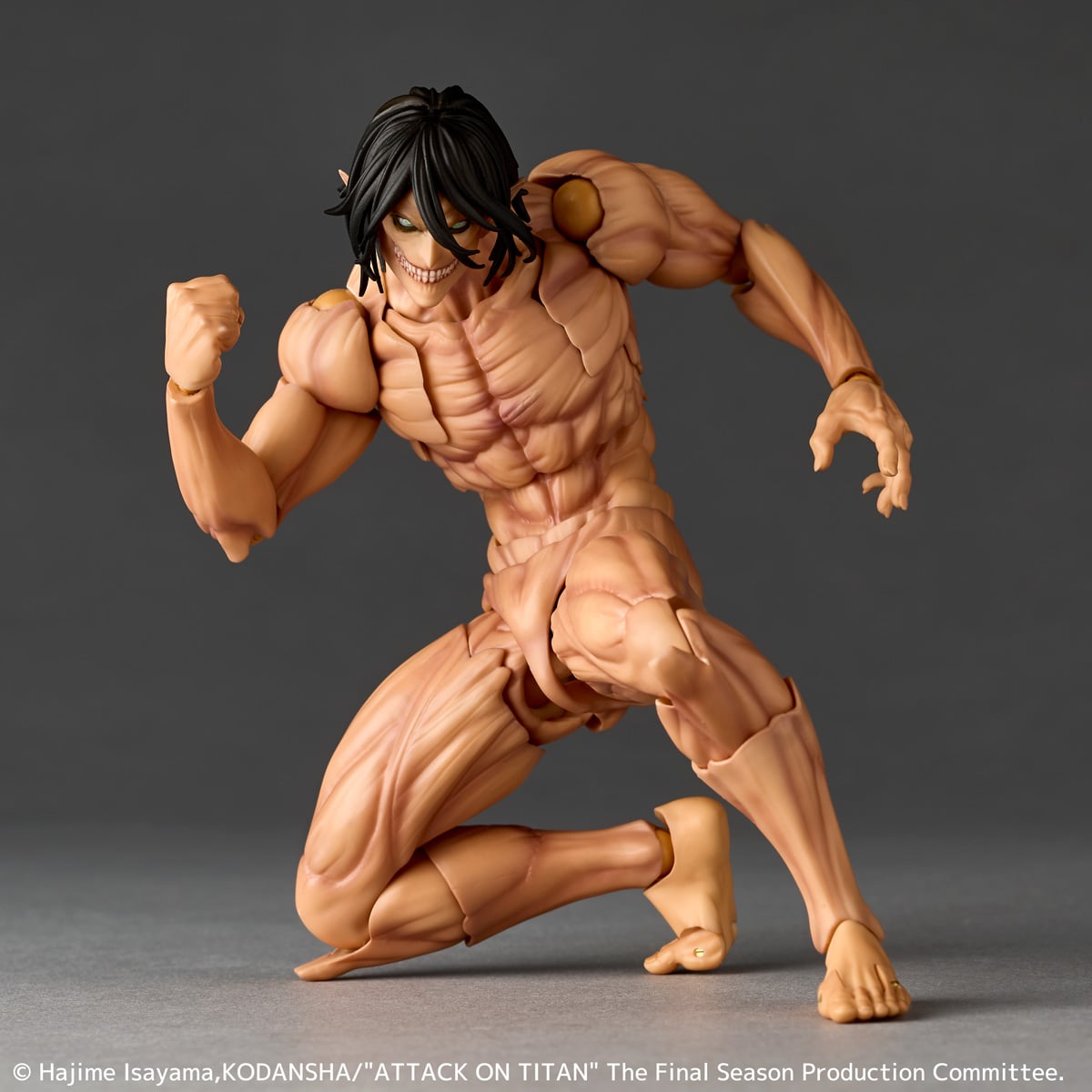 Attack on Titan Amazing Yamaguchi Revoltech NR121 Attack Titan (Eren Yeager) Action Figure (2nd Reissue) Gallery Image 5