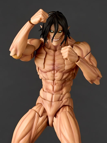 Attack on Titan Amazing Yamaguchi Revoltech NR121 Attack Titan (Eren Yeager) Action Figure (2nd Reissue) Gallery Image 2