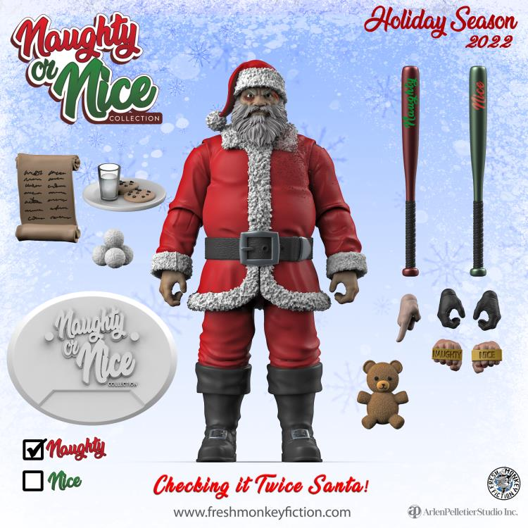 Naughty or Nice Collection Checking it Twice Santa BBTS Exclusive Figure (Reissue) Gallery Image 3