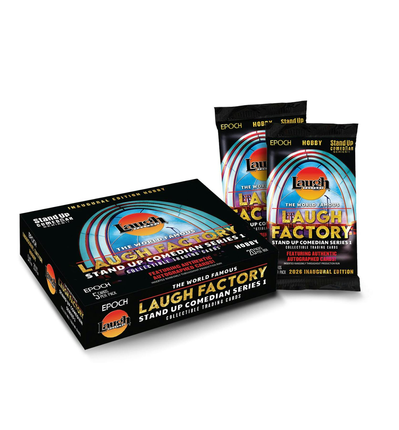 Laugh Factory Stand Up Comedian Series 1 Hobby Box of 20 Trading Card Packs Gallery Image 3