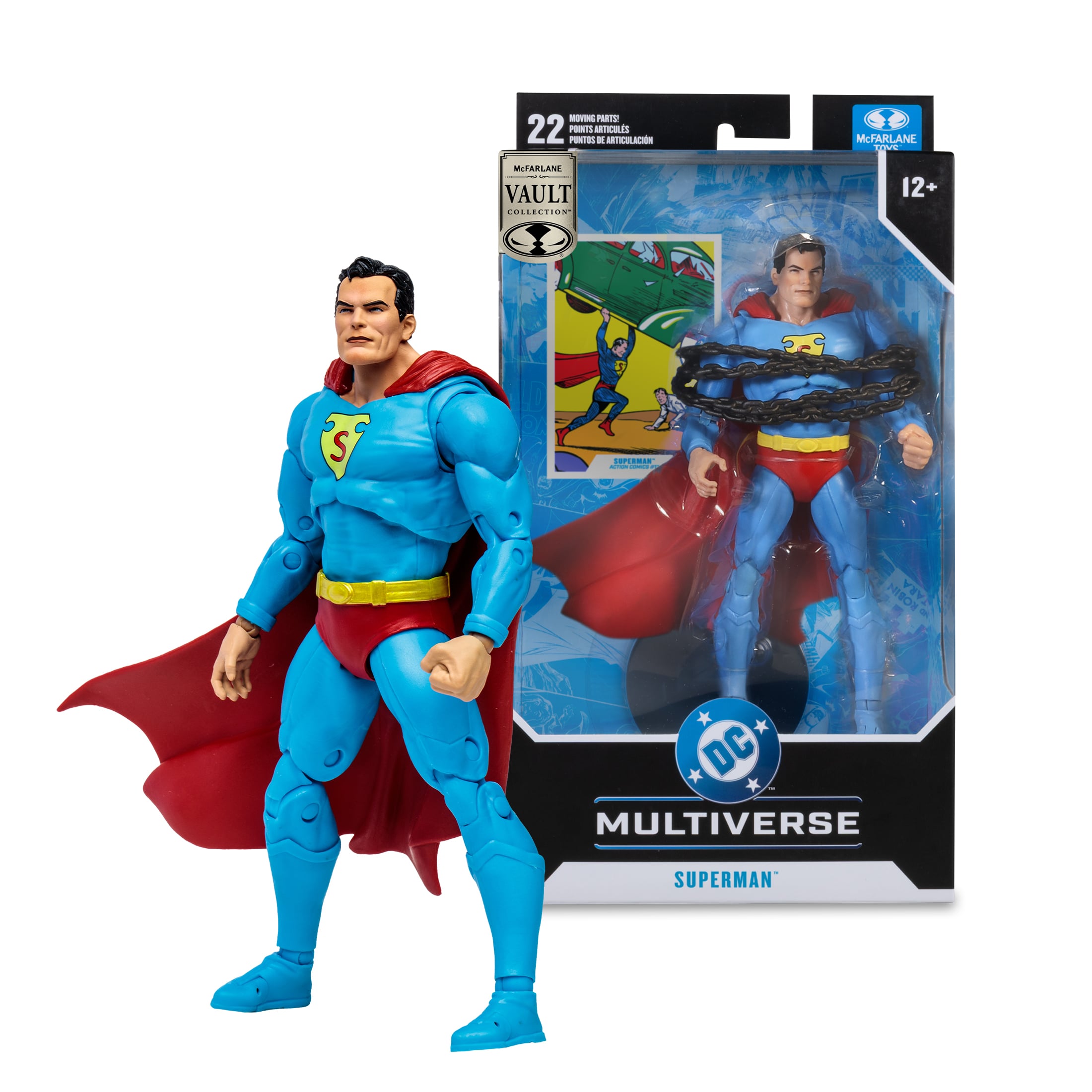 Action Comics DC Multiverse McFarlane Vault Collection Superman Action Figure Gallery Image 11