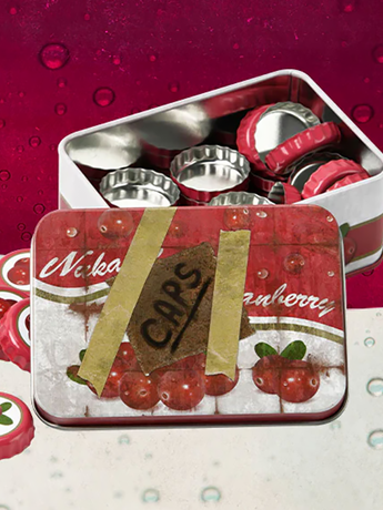 Image of Fallout Bottle Cap Series Nuka-Cola Cranberry with Collectible Tin