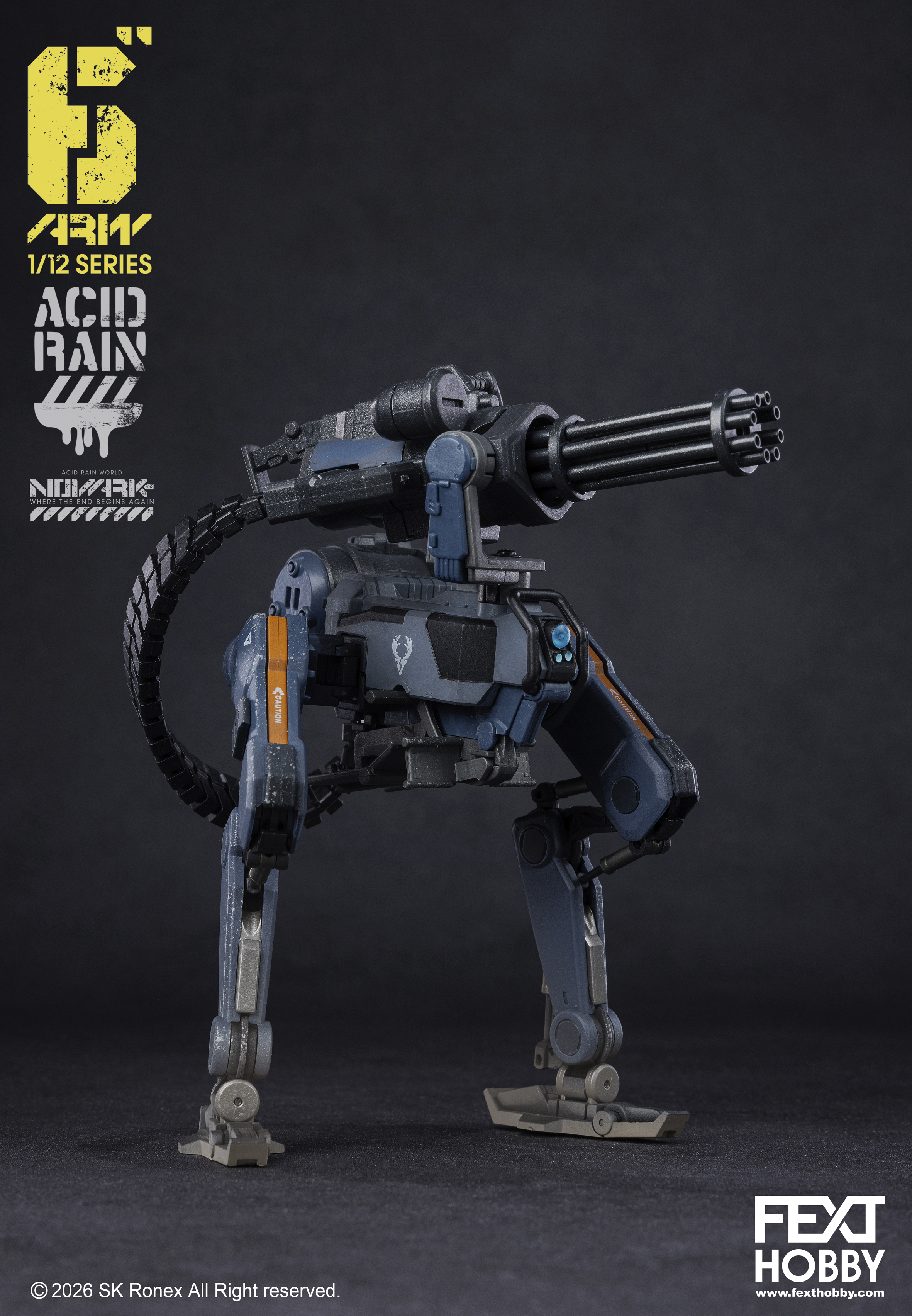 Acid Rain World: Novark FXH-ARV-002B Bucks Ostrix 1/12 Scale Vehicle