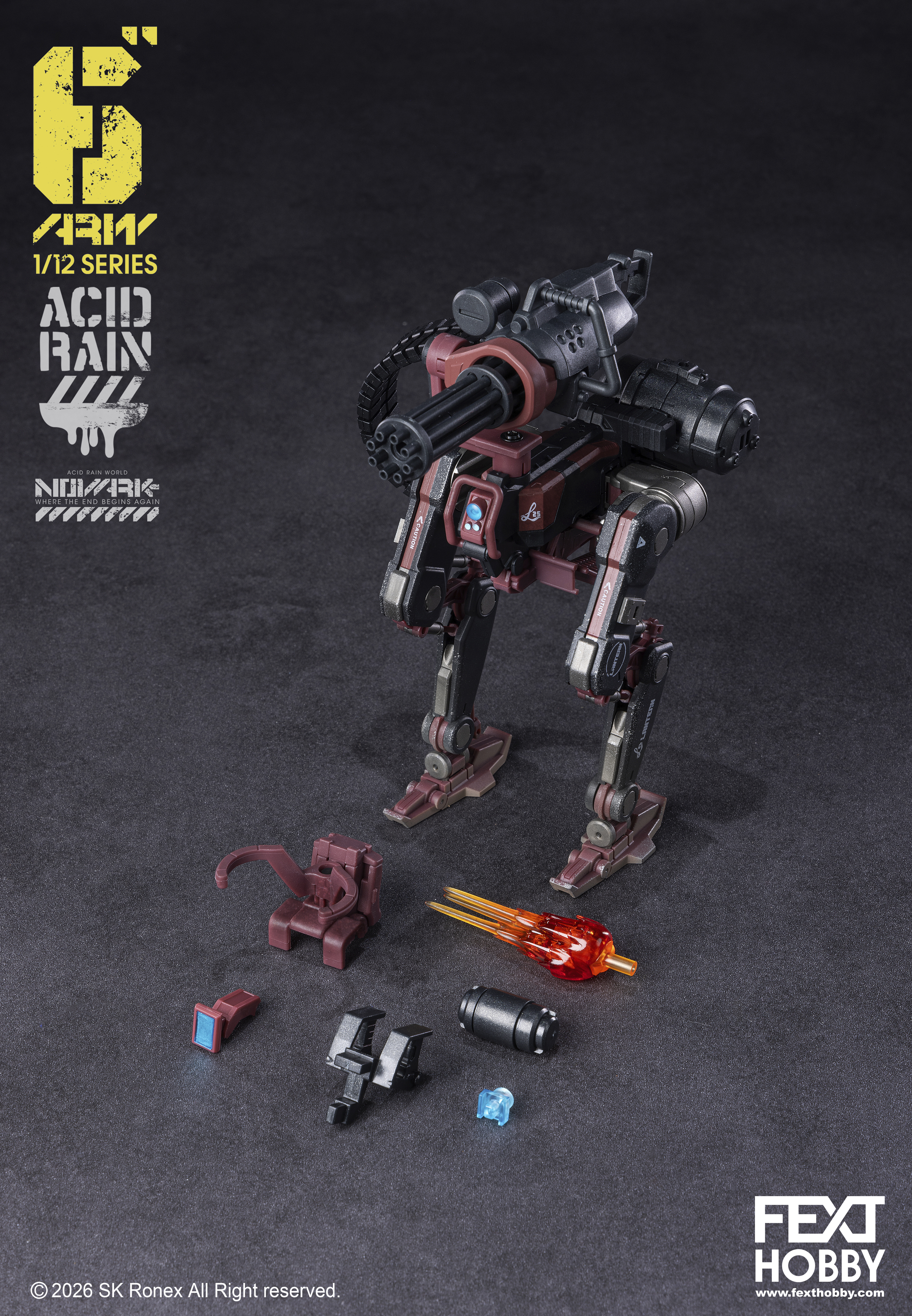 リランラン Acid Rain World: Novark FXH-ARV-002C Lantern Ostrix 1/12 Scale Vehicle