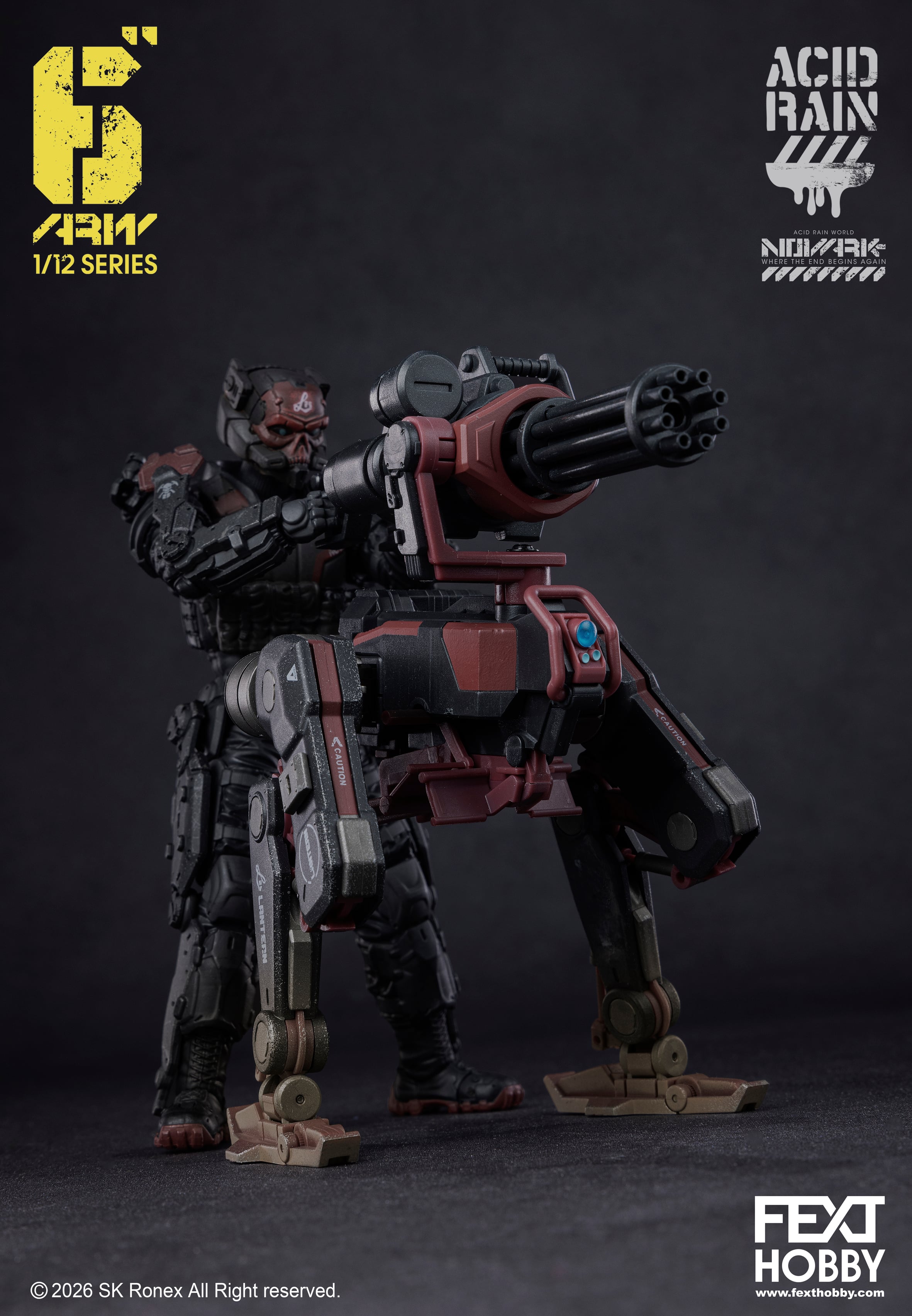 Acid Rain World: Novark FXH-ARV-002C Lantern Ostrix 1/12 Scale Vehicle