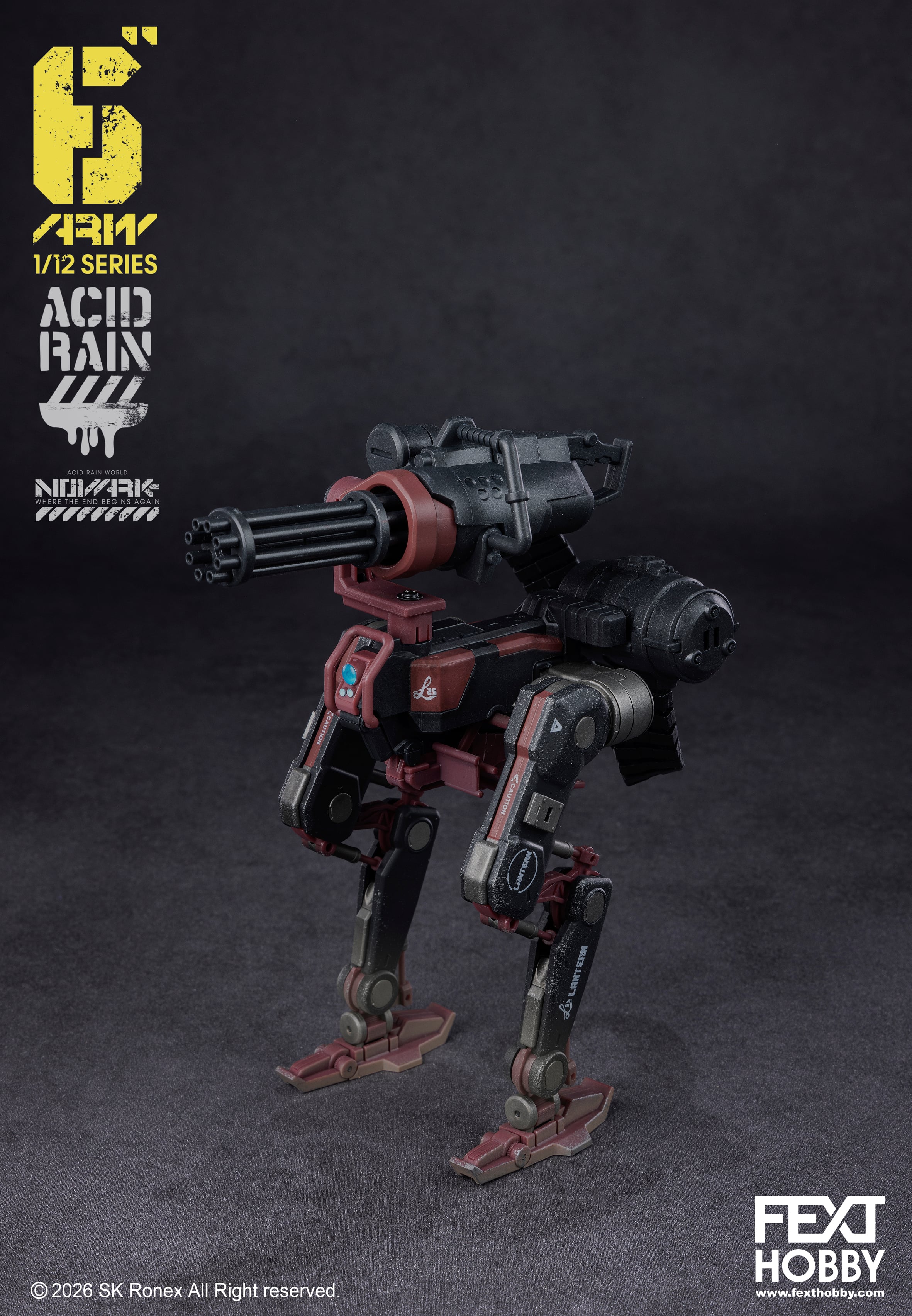 Acid Rain World: Novark FXH-ARV-002C Lantern Ostrix 1/12 Scale Vehicle