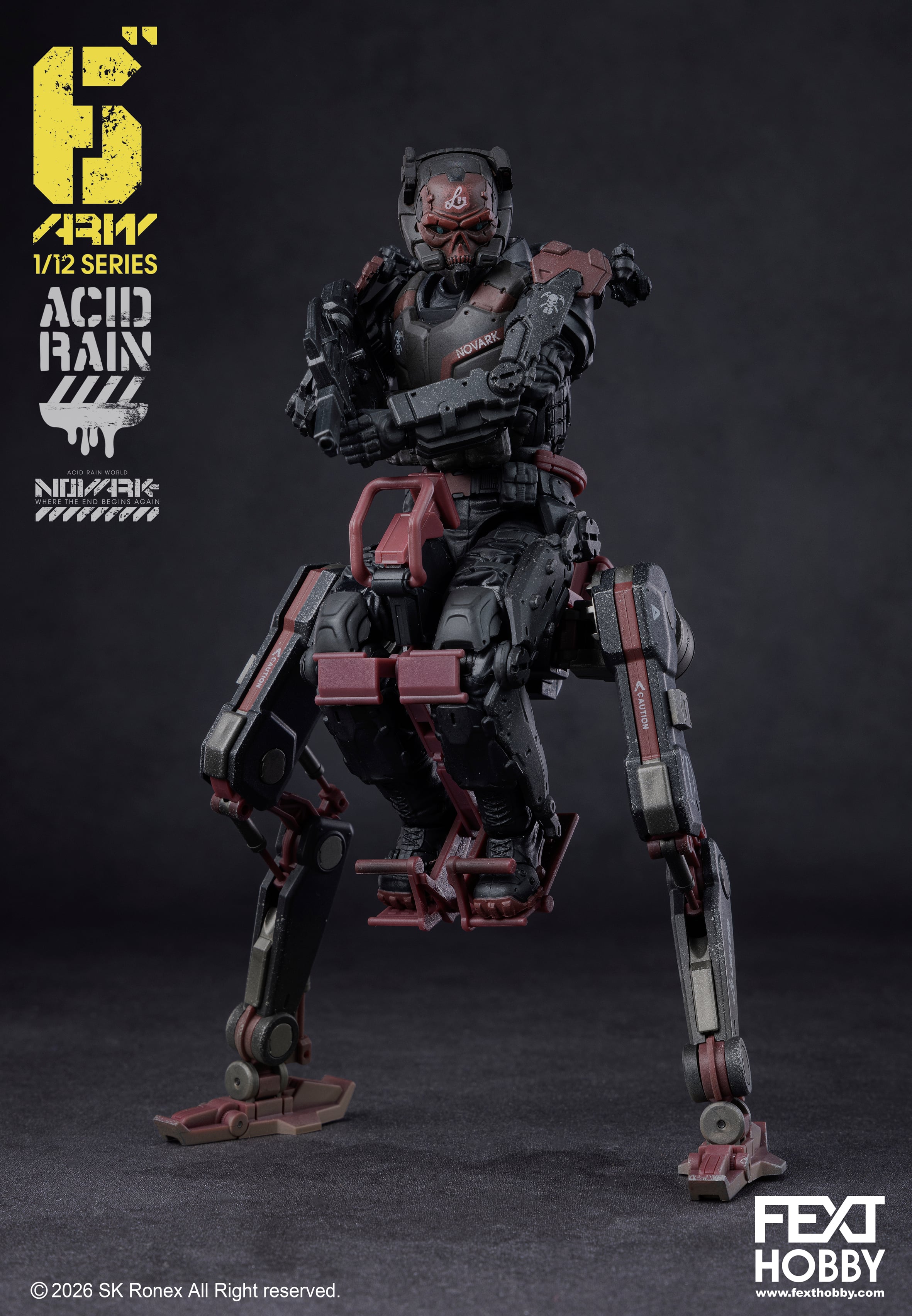 Acid Rain World: Novark FXH-ARV-002C Lantern Ostrix 1/12 Scale Vehicle