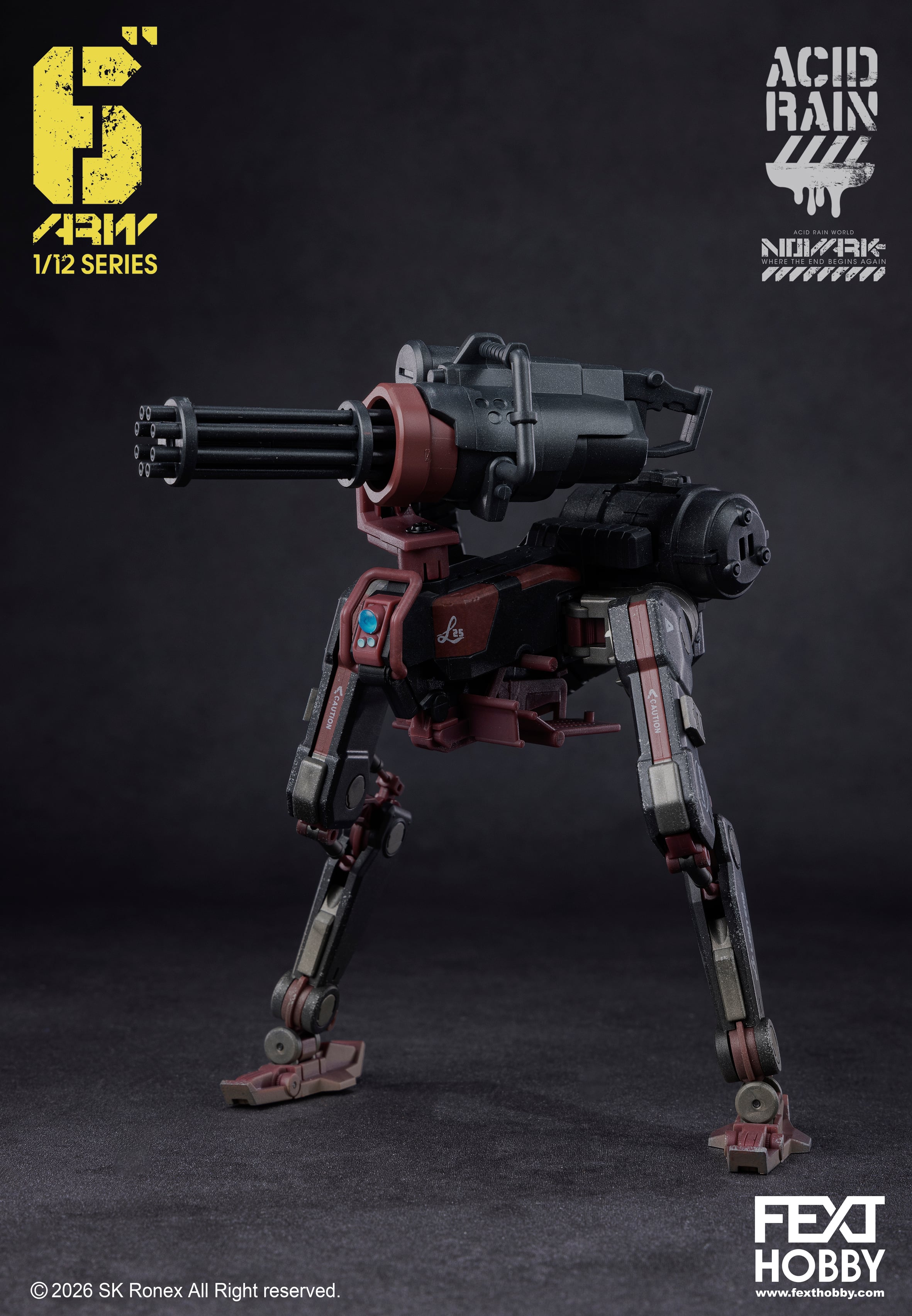Acid Rain World: Novark FXH-ARV-002C Lantern Ostrix 1/12 Scale Vehicle