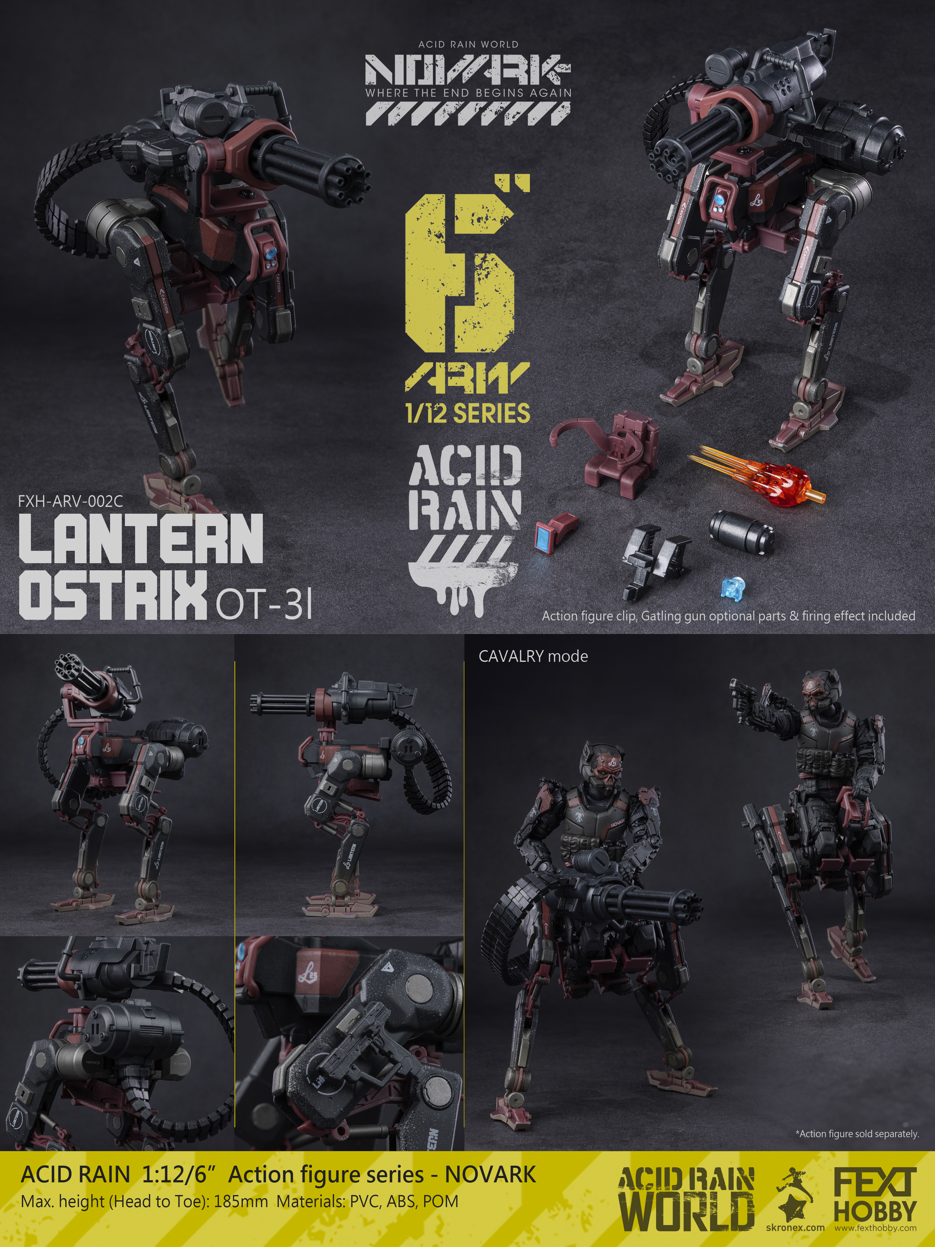 Acid Rain World: Novark FXH-ARV-002C Lantern Ostrix 1/12 Scale Vehicle Gallery Image 14
