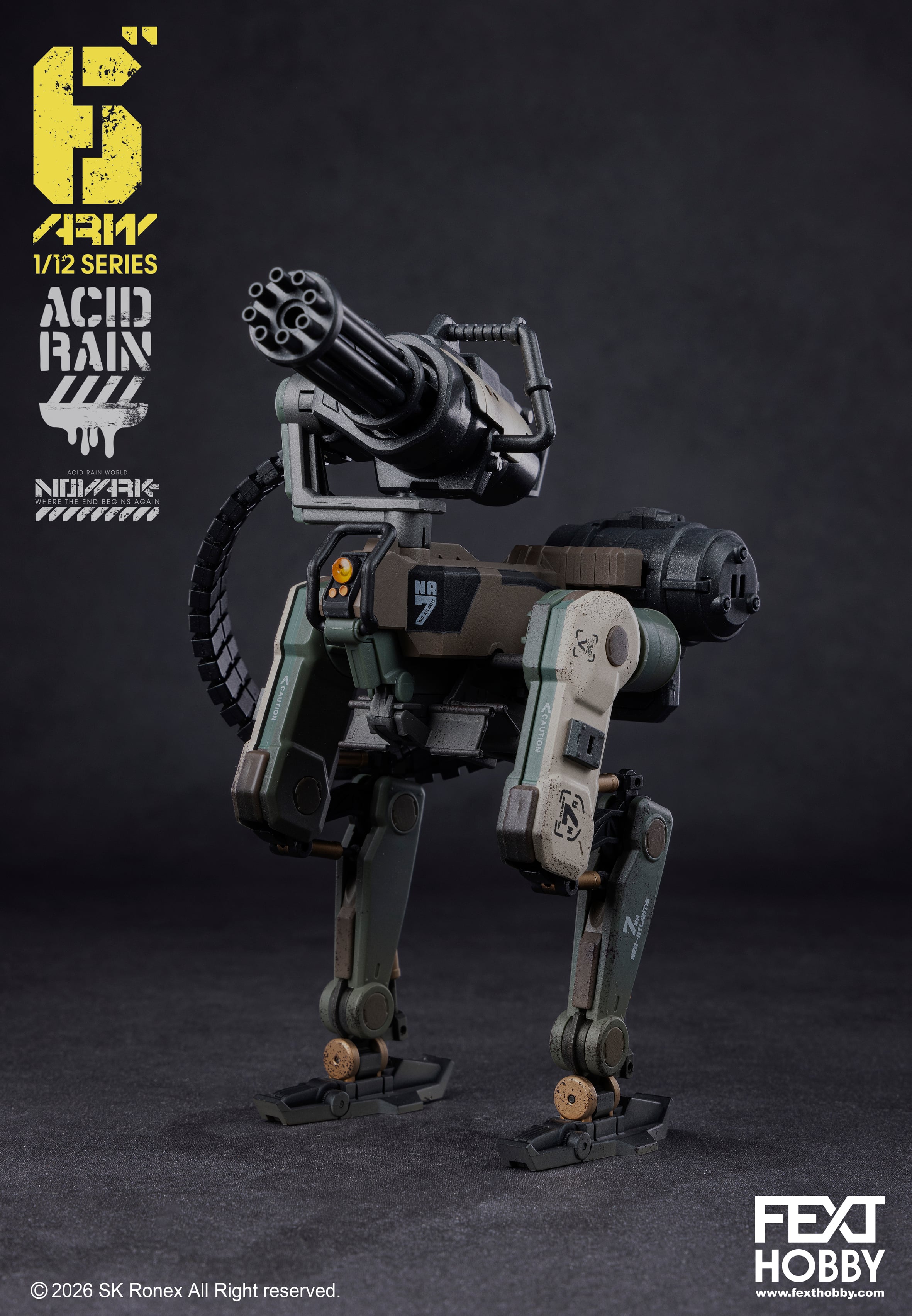 Acid Rain World: Novark FXH-ARV-002A Marine Ostrix 1/12 Scale Vehicle