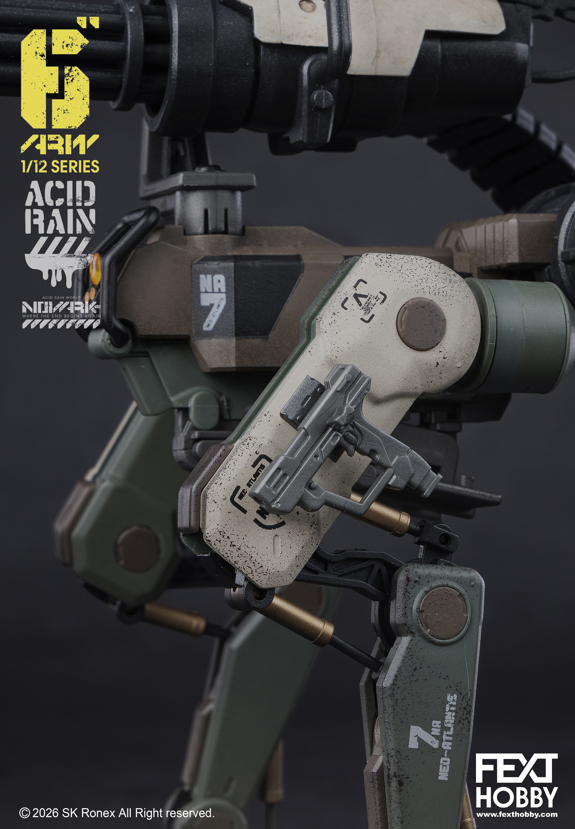 Acid Rain World: Novark FXH-ARV-002A Marine Ostrix 1/12 Scale Vehicle Gallery Image 9
