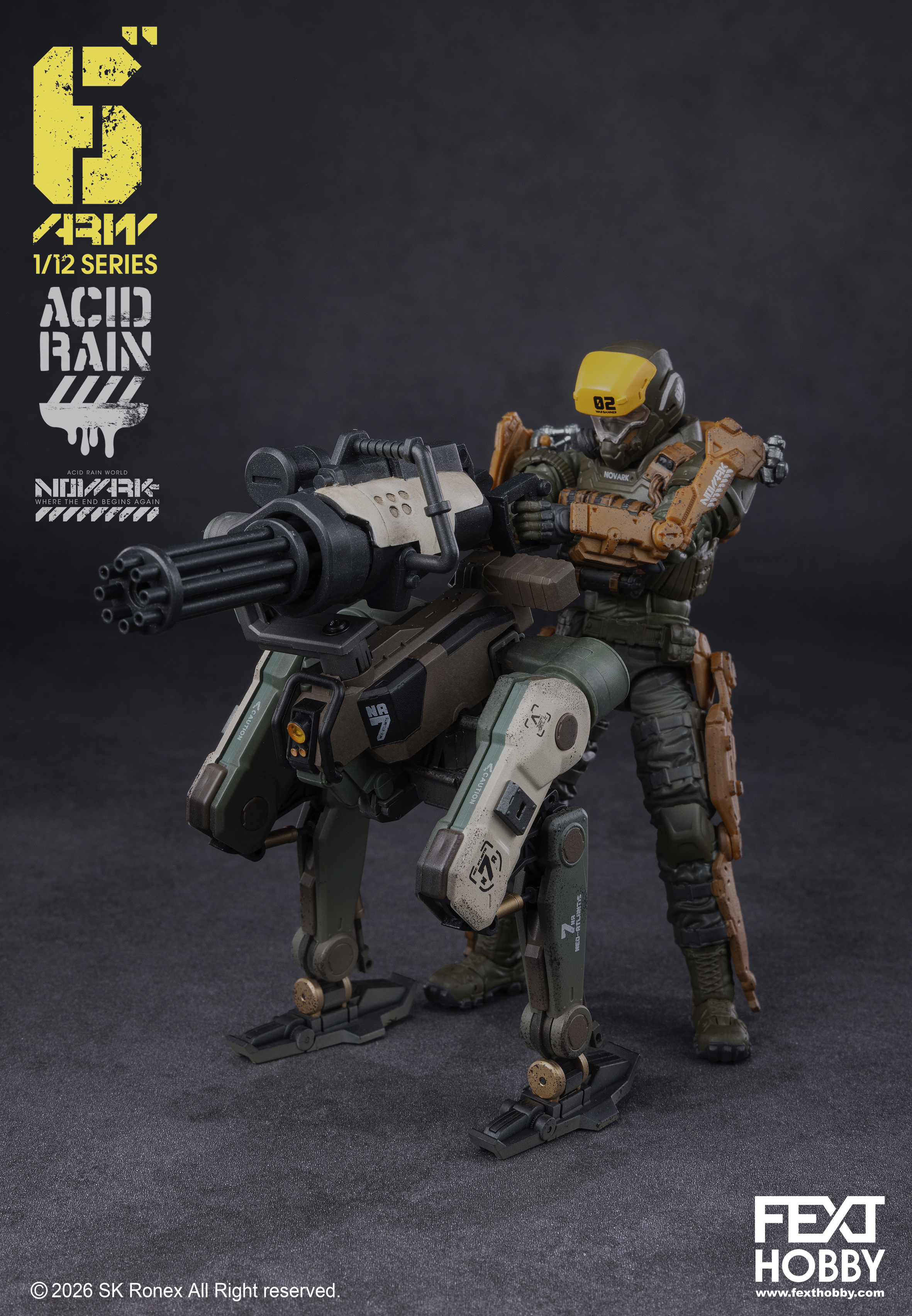 Acid Rain World: Novark FXH-ARV-002A Marine Ostrix 1/12 Scale Vehicle Gallery Image 13