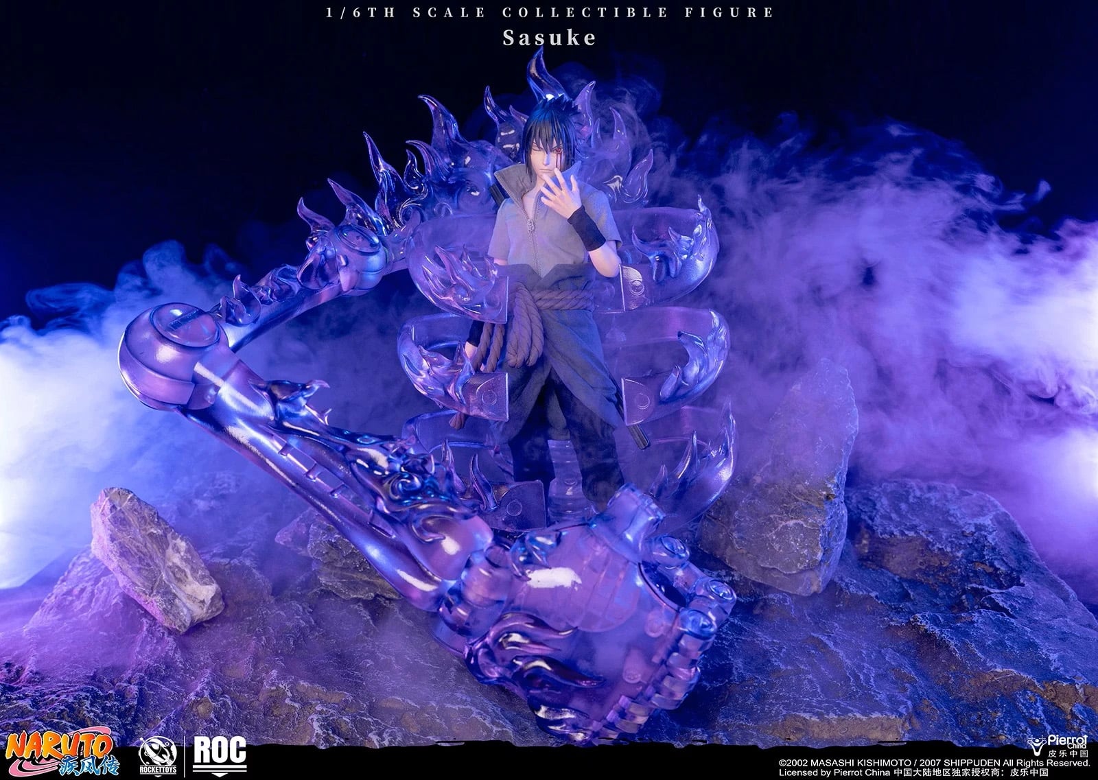 Naruto: Shippuden Sasuke Uchiha (Deluxe Ver.) 1/6 Scale Action Figure Gallery Image 4