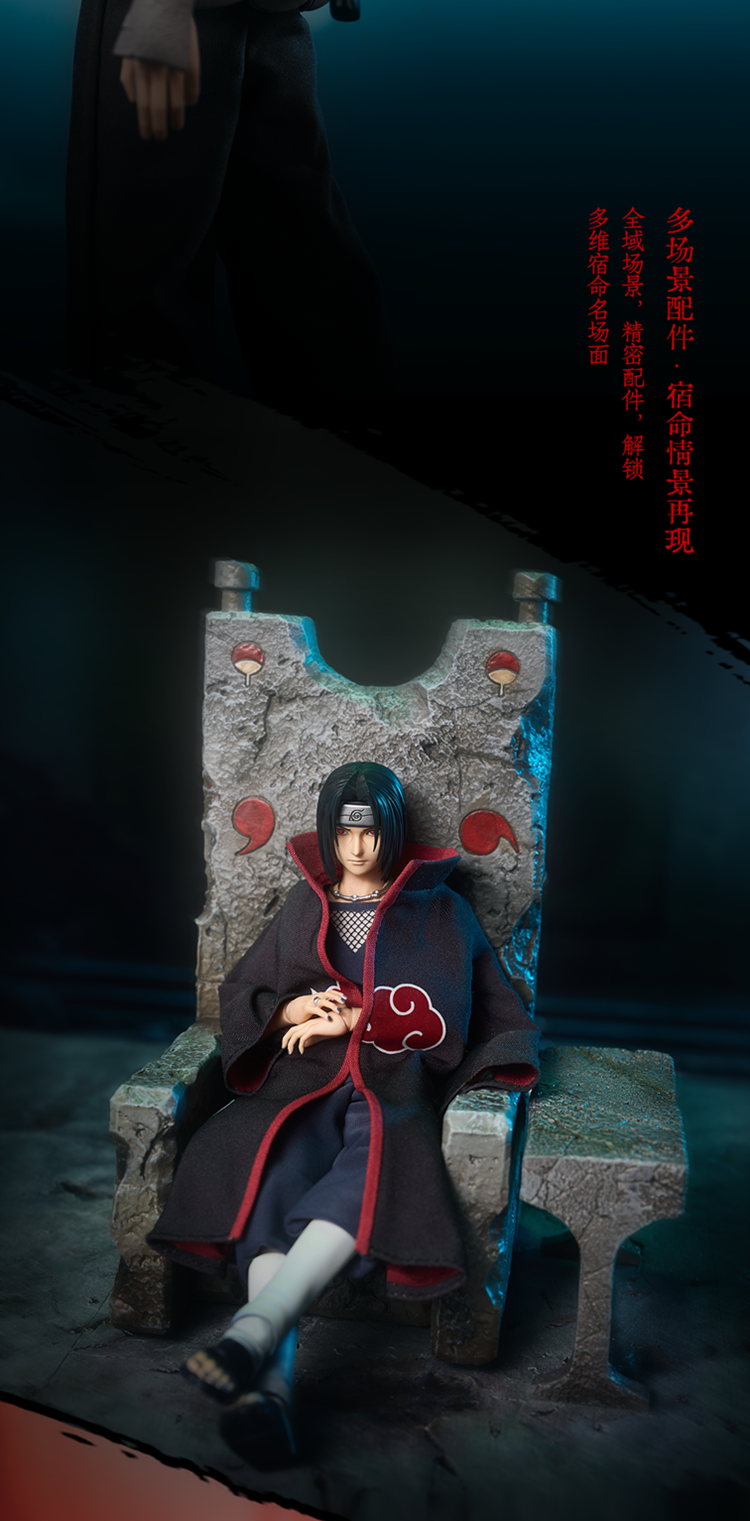Naruto: Shippuden Itachi Uchiha (Dual Ver.) 1/12 Scale Action Figure Gallery Image 8