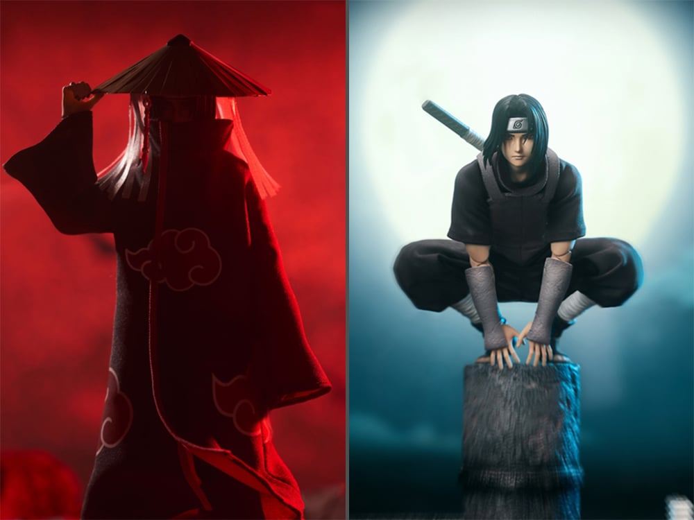 Naruto: Shippuden Itachi Uchiha (Dual Ver.) 1/12 Scale Action Figure Gallery Image 1