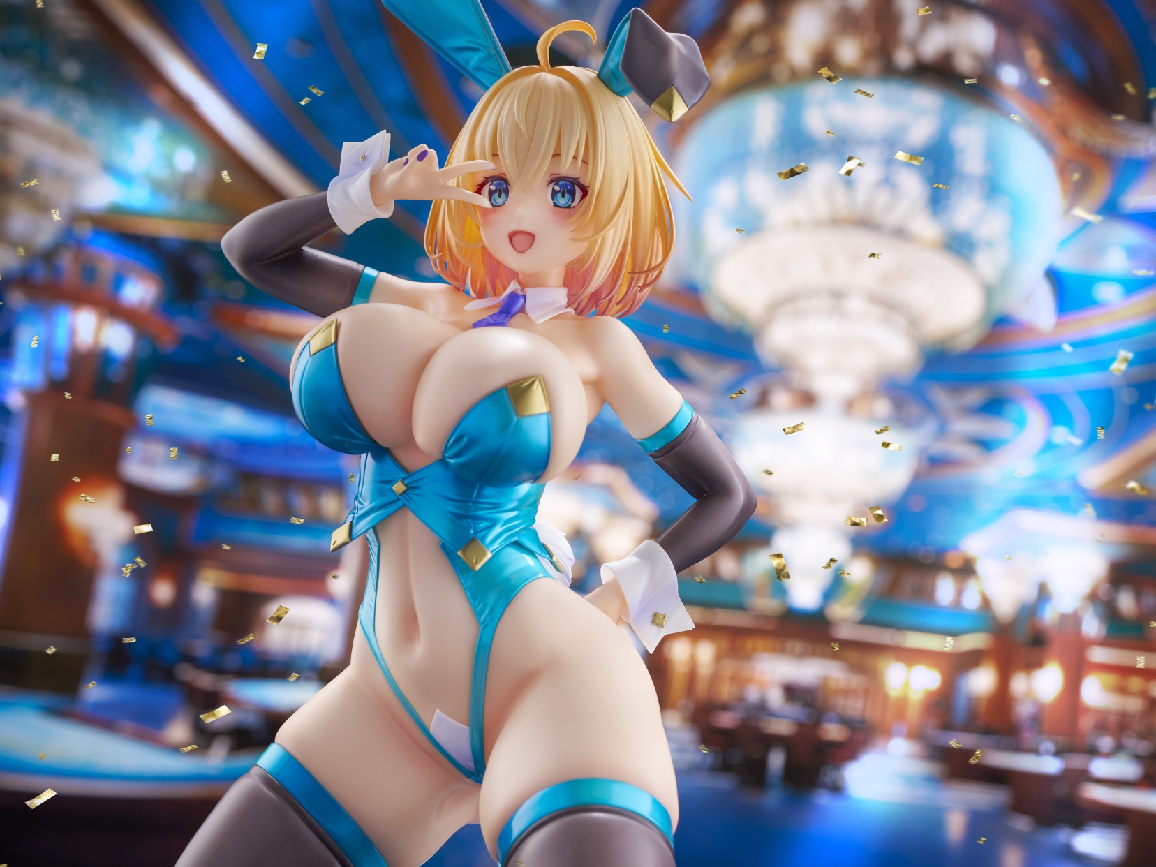 Nadare Takamine Illustration -Sakura- Sophia F. Shirring (Blue Bunny Ver.) 1/6 Scale Figure Gallery Image 5