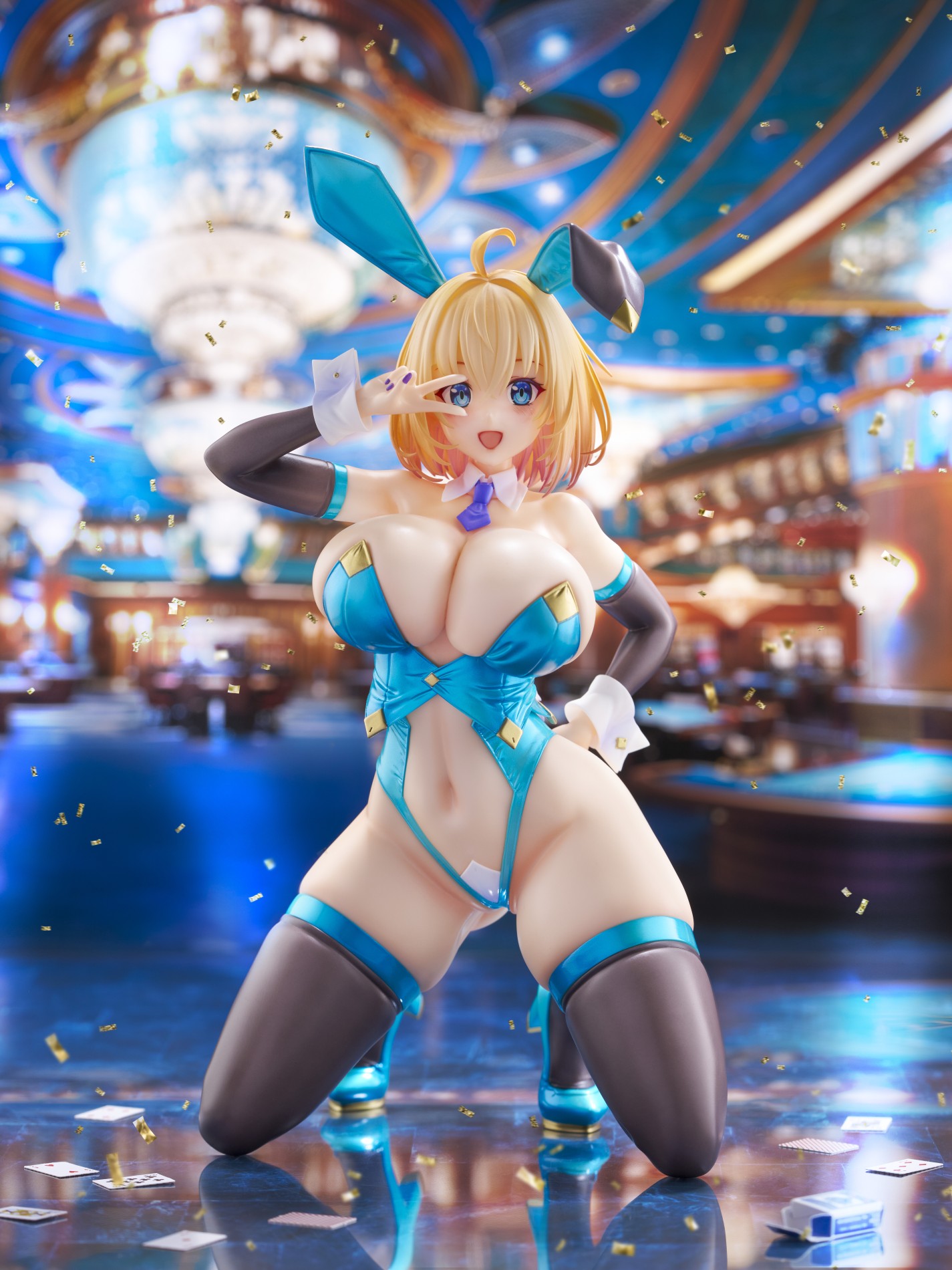 Nadare Takamine Illustration -Sakura- Sophia F. Shirring (Blue Bunny Ver.) 1/6 Scale Figure Gallery Image 3