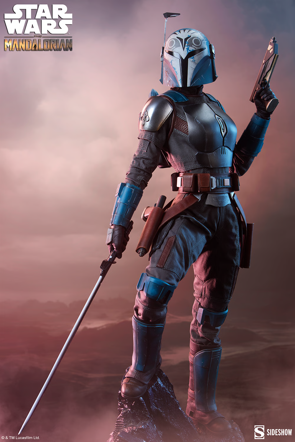 Star Wars: The Mandalorian Premium Format Bo-Katan Kryze Statue Gallery Image 3