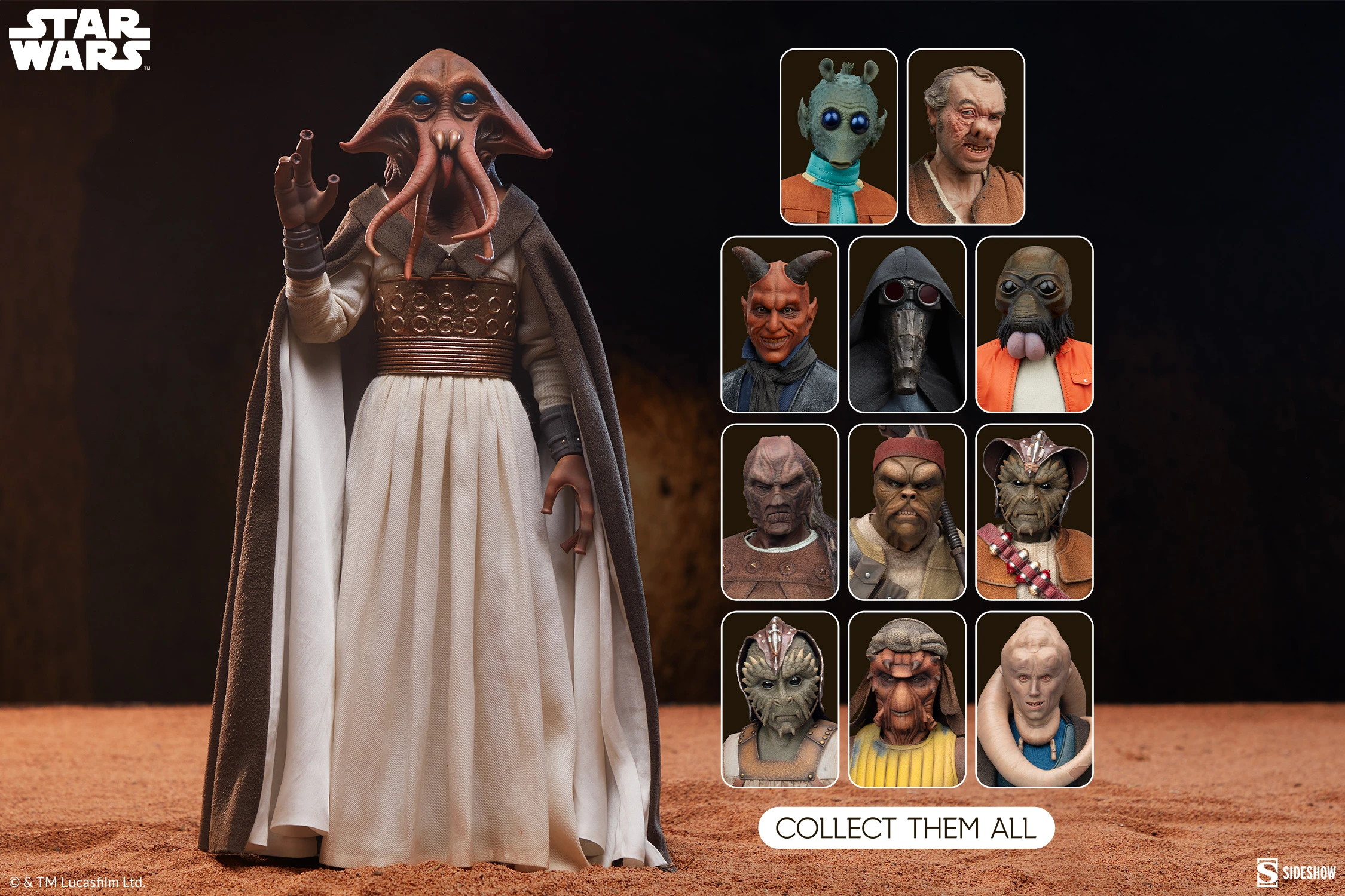 Star Wars: Return of the Jedi Scum & Villainy Tessek 1/6 Scale Figure