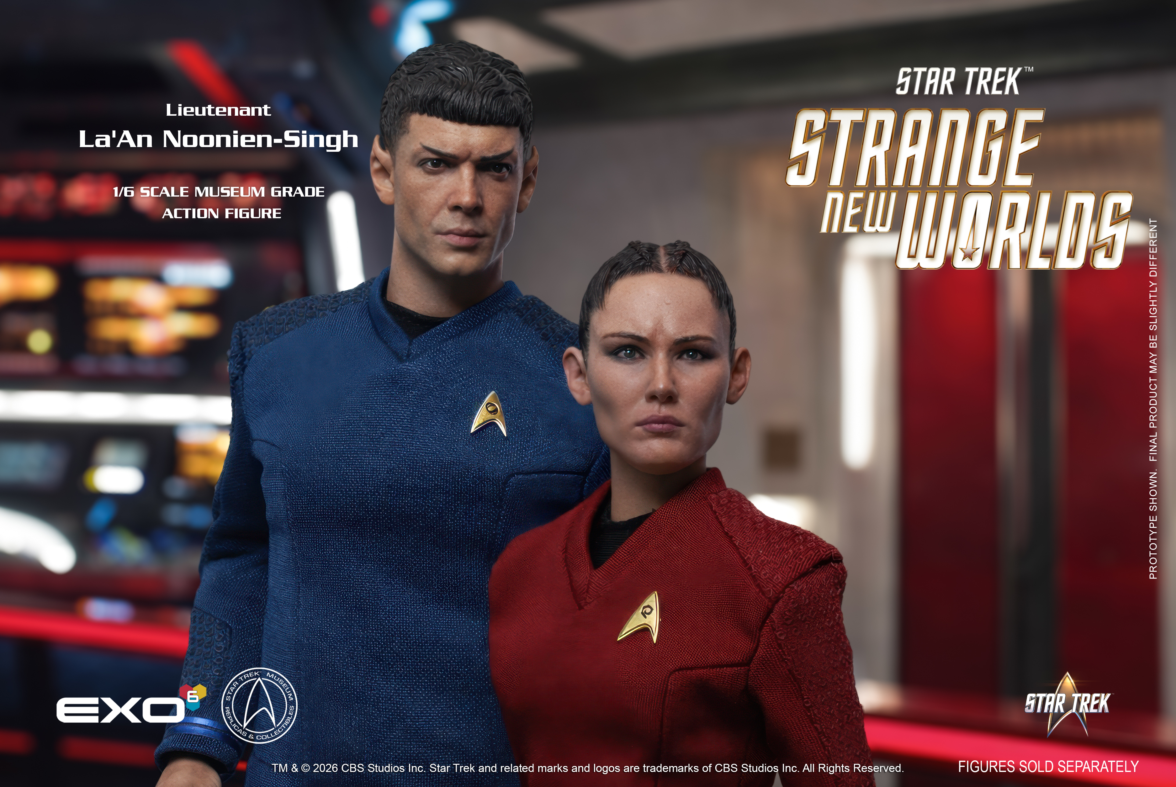 Star Trek: Strange New Worlds Lieutenant La'An Noonien-Singh 1/6 Scale Action Figure Gallery Image 12