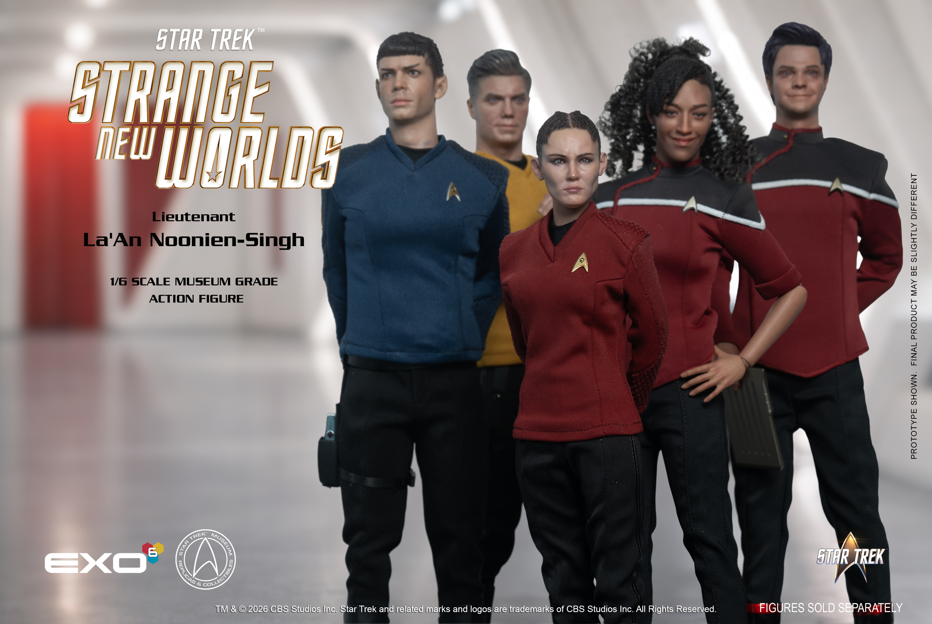 Star Trek: Strange New Worlds Lieutenant La'An Noonien-Singh 1/6 Scale Action Figure Gallery Image 14