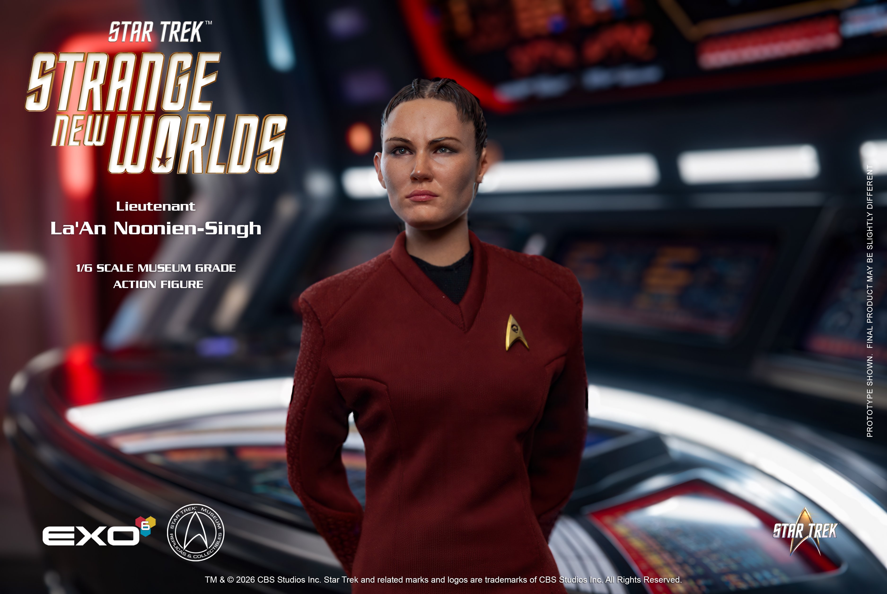Star Trek: Strange New Worlds Lieutenant La'An Noonien-Singh 1/6 Scale Action Figure Gallery Image 6