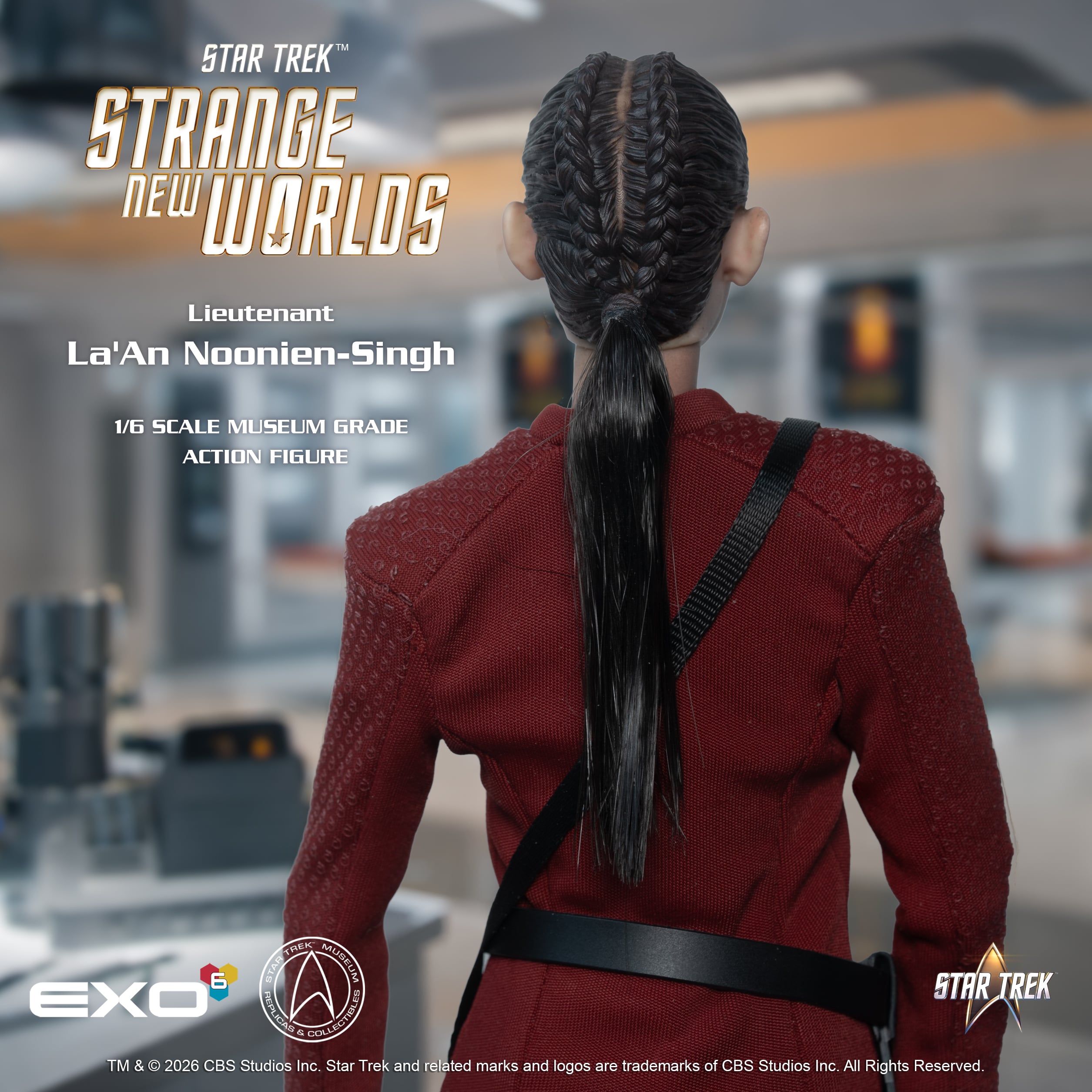 Star Trek: Strange New Worlds Lieutenant La'An Noonien-Singh 1/6 Scale Action Figure Gallery Image 11