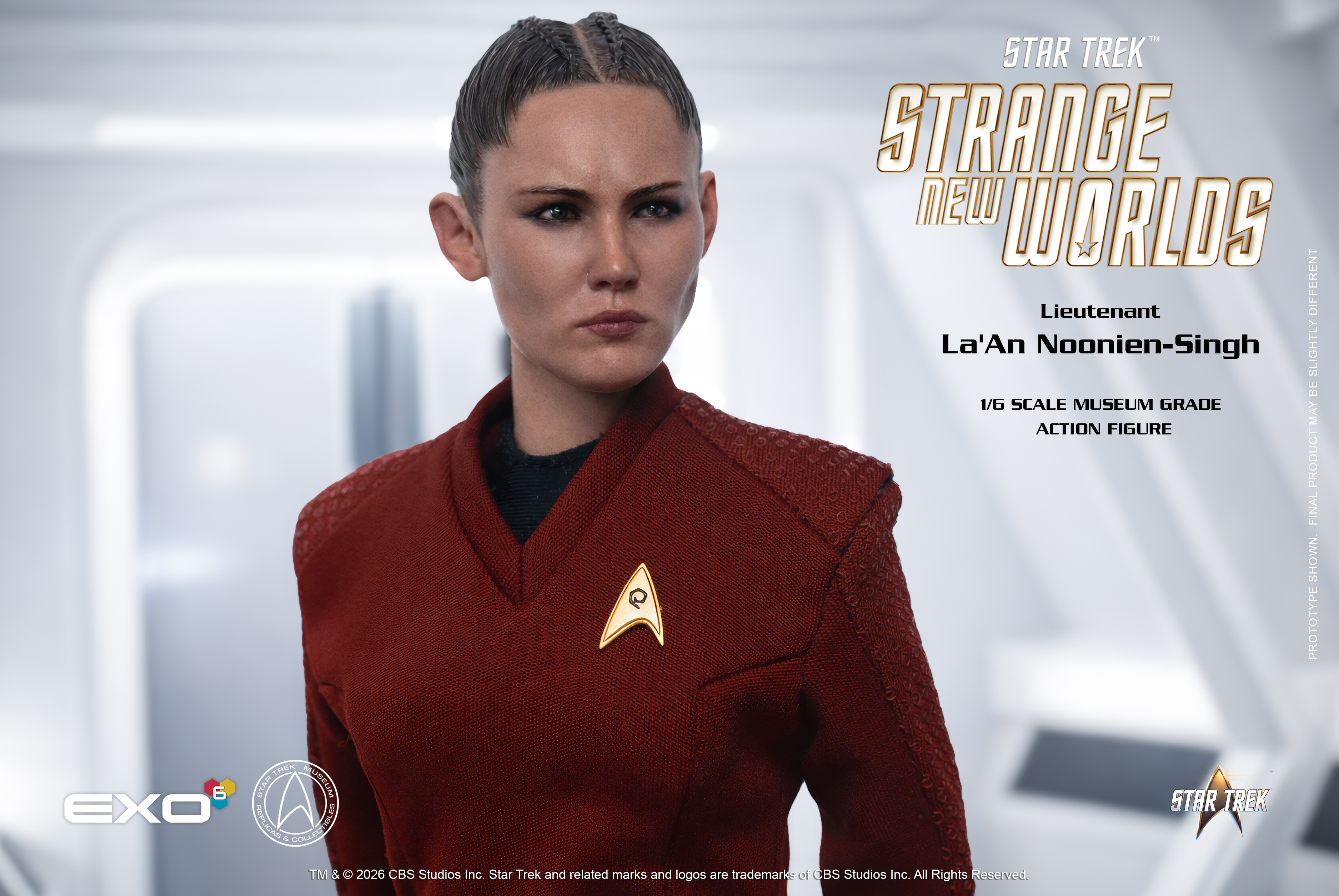 Star Trek: Strange New Worlds Lieutenant La'An Noonien-Singh 1/6 Scale Action Figure Gallery Image 5