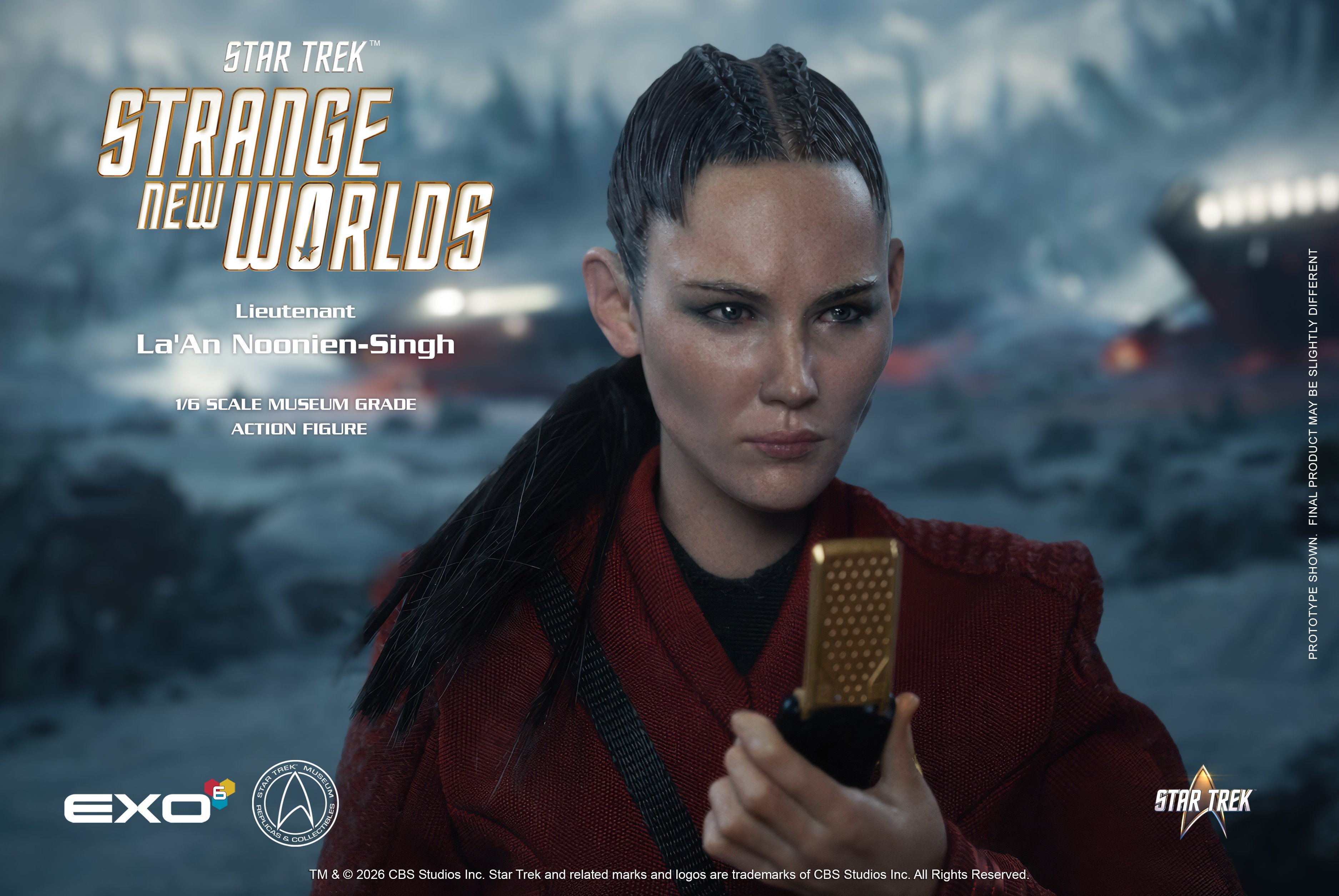 Star Trek: Strange New Worlds Lieutenant La'An Noonien-Singh 1/6 Scale Action Figure Gallery Image 8