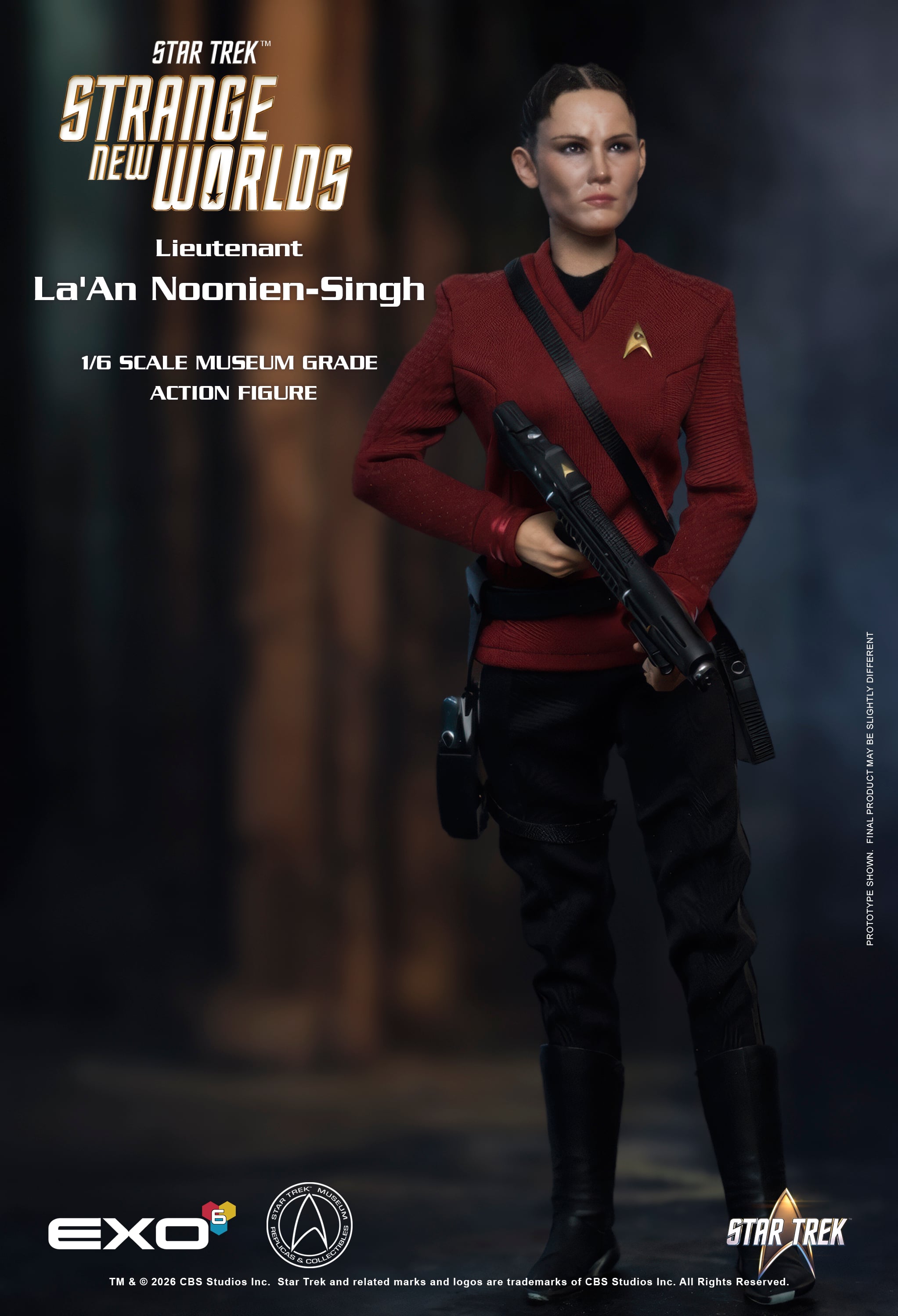 Star Trek: Strange New Worlds Lieutenant La'An Noonien-Singh 1/6 Scale Action Figure Gallery Image 3