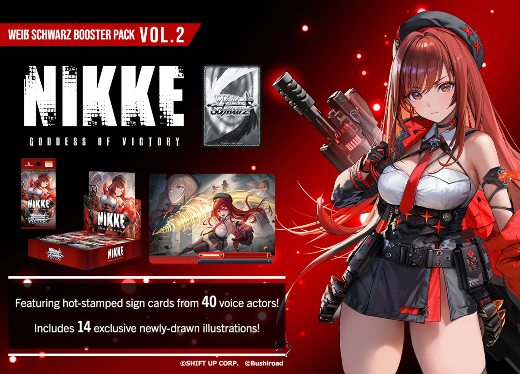 Weiss Schwarz Goddess of Victory: Nikke Vol. 2 Box of 10 Boosters