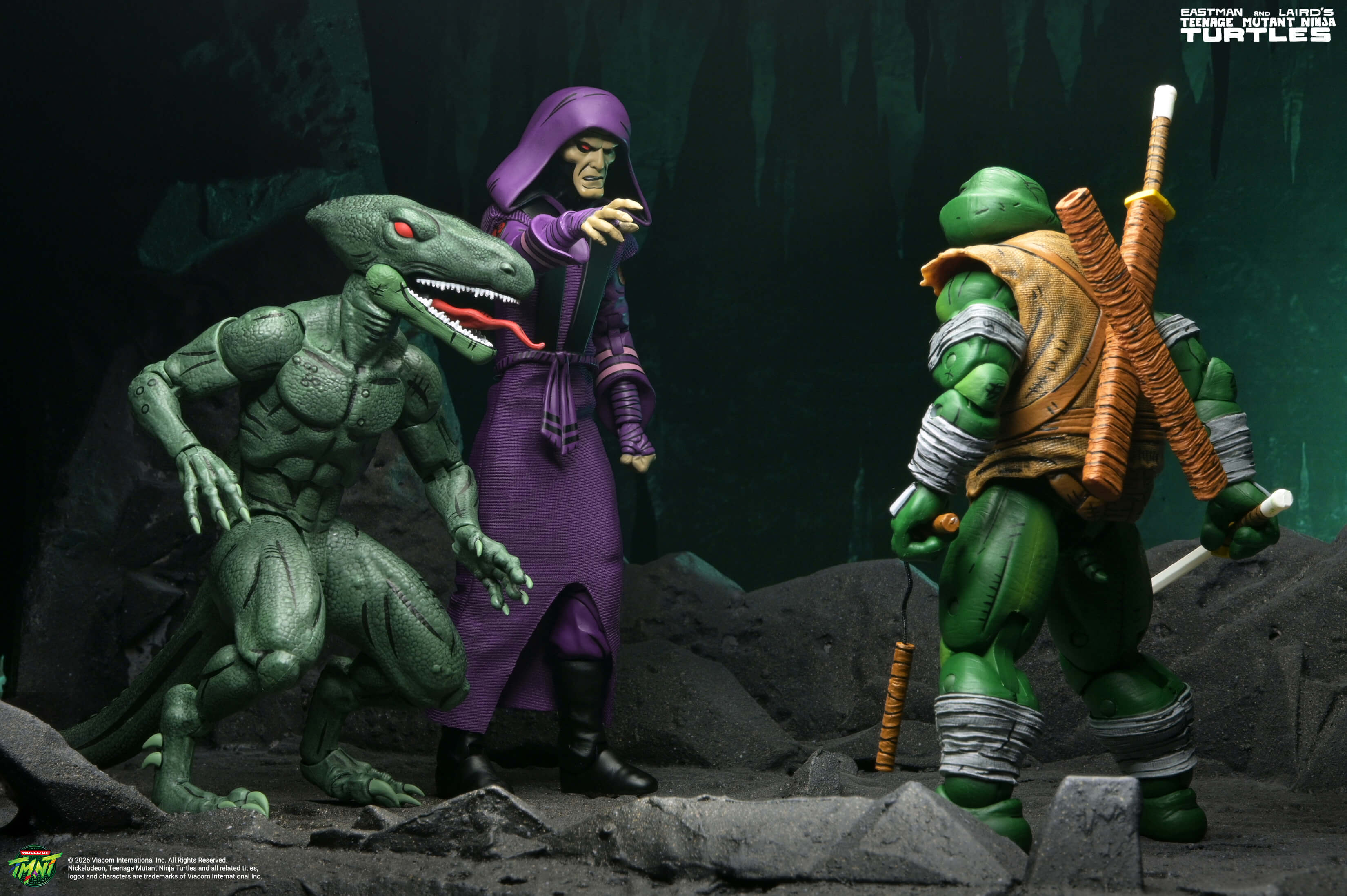Teenage Mutant Ninja Turtles Daimyo Orkai & Raptor (Mirage Comics) Action Figure Two-Pack Gallery Image 11