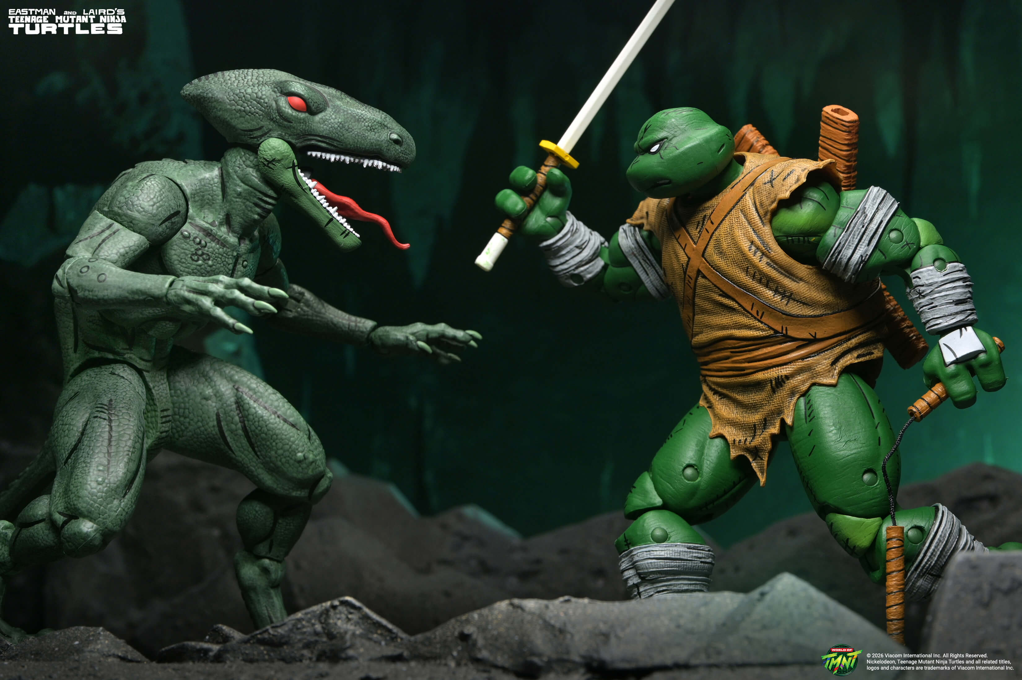 Teenage Mutant Ninja Turtles Daimyo Orkai & Raptor (Mirage Comics) Action Figure Two-Pack Gallery Image 13