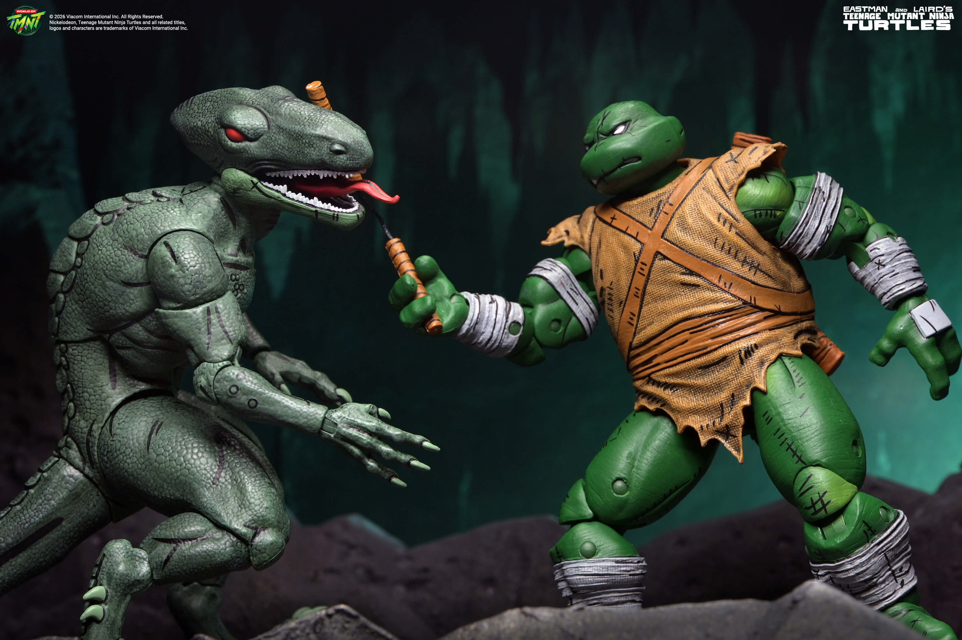 Teenage Mutant Ninja Turtles Daimyo Orkai & Raptor (Mirage Comics) Action Figure Two-Pack Gallery Image 14