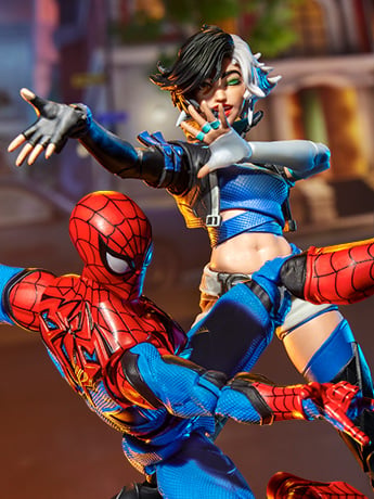 Marvel Rivals Marvel Legends Spider-Man & Luna Snow Action Figure