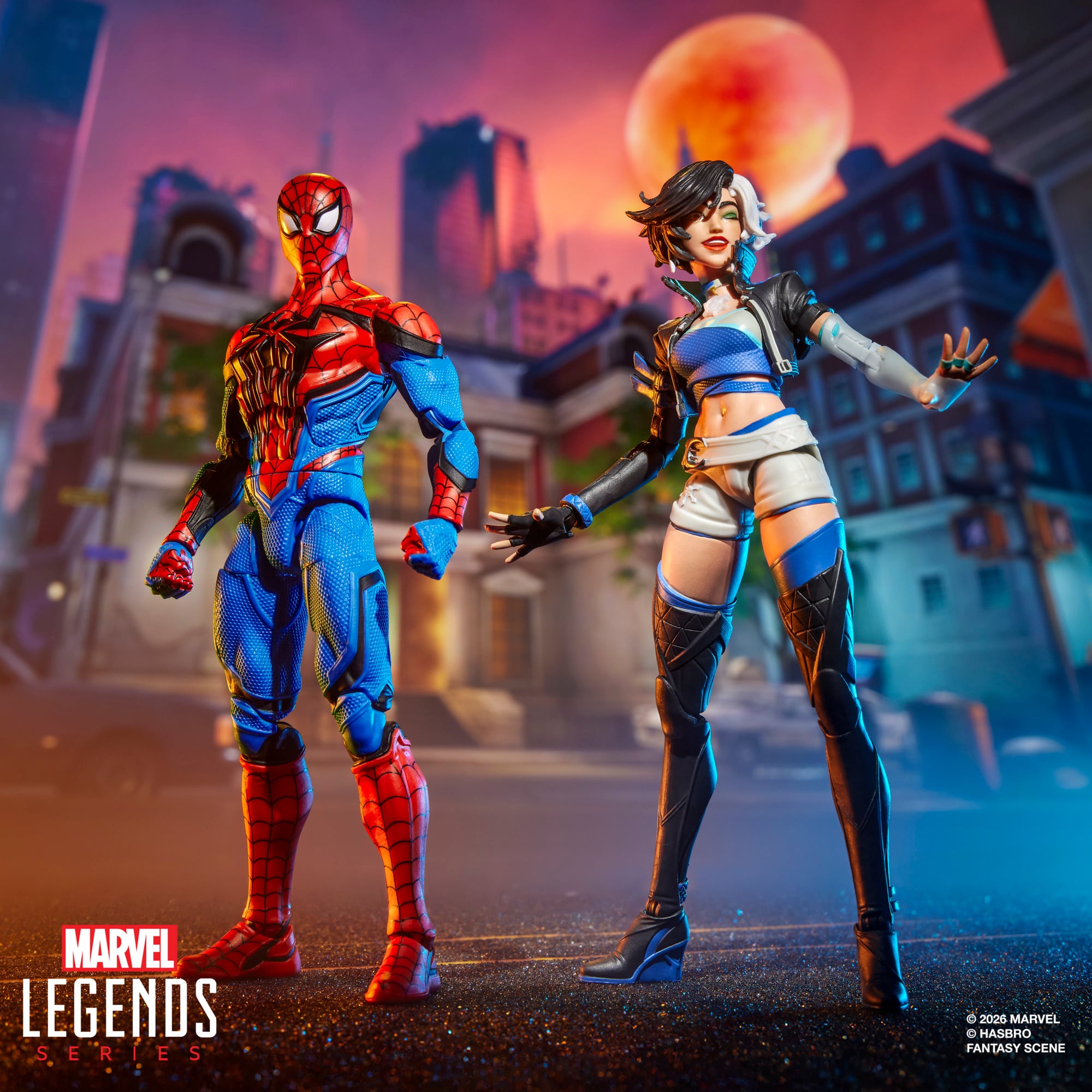 Marvel Rivals Marvel Legends Spider-Man & Luna Snow Action Figure Two-Pack Gallery Image 3