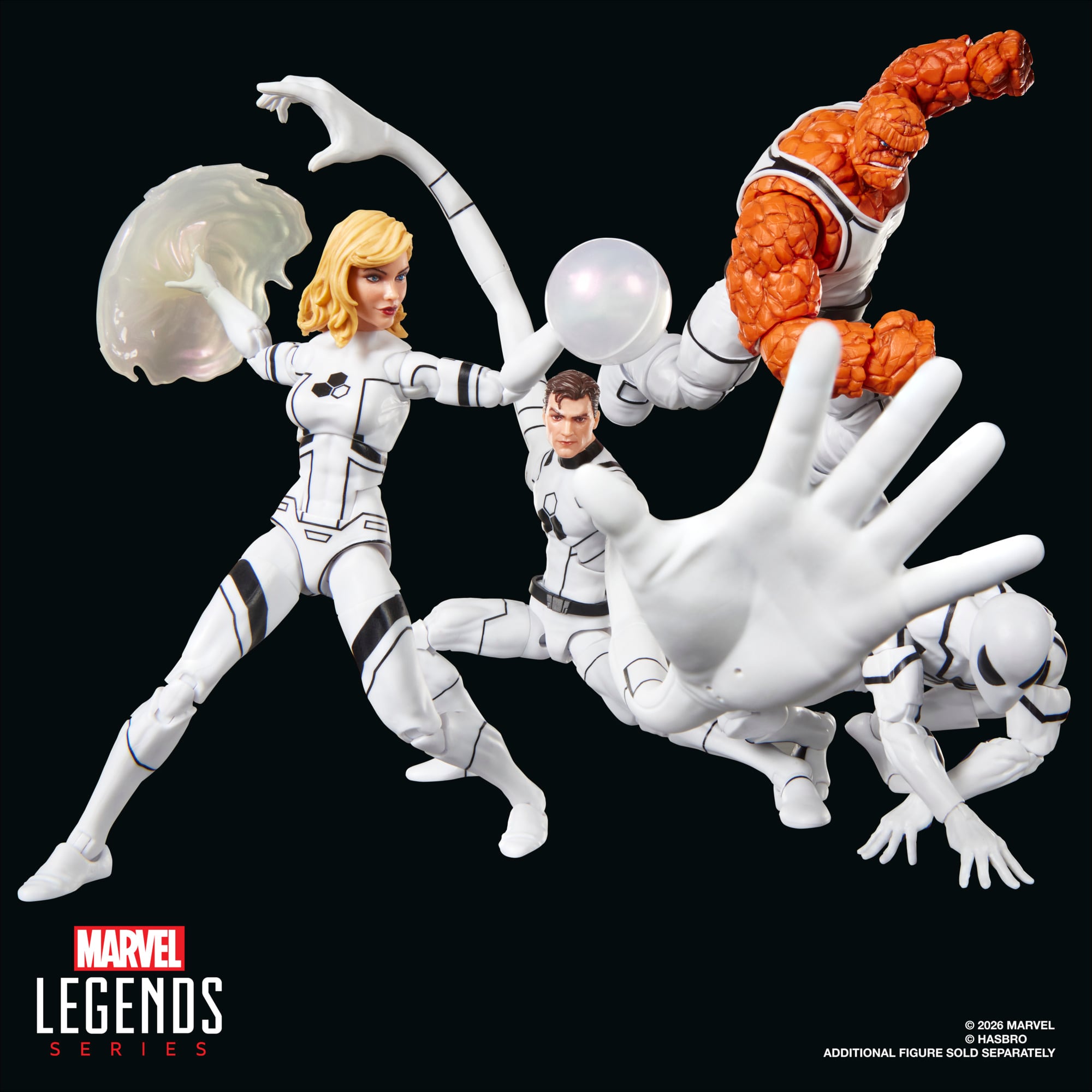 Future Foundation Marvel Legends Marvel's The Thing & Marvel's Invisible Woman Action Figure Two-Pack Gallery Image 16