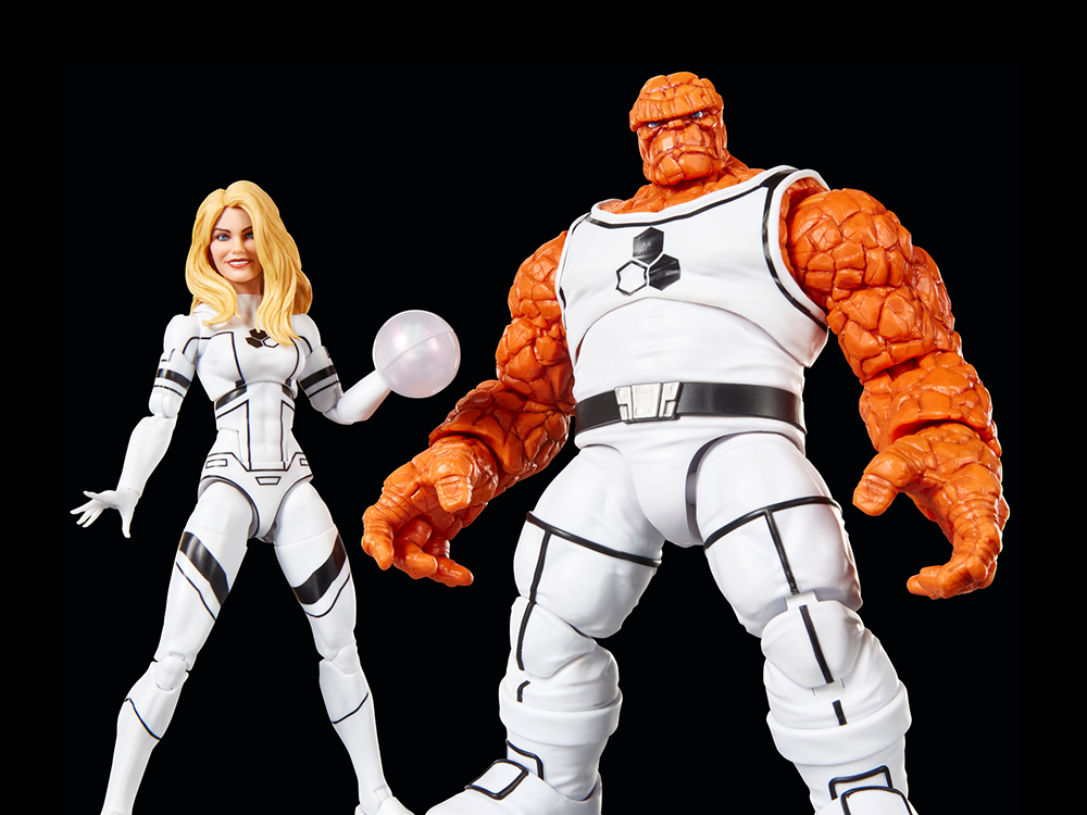 Future Foundation Marvel Legends Marvel's The Thing & Marvel's Invisible Woman Action Figure Two-Pack Gallery Image 1