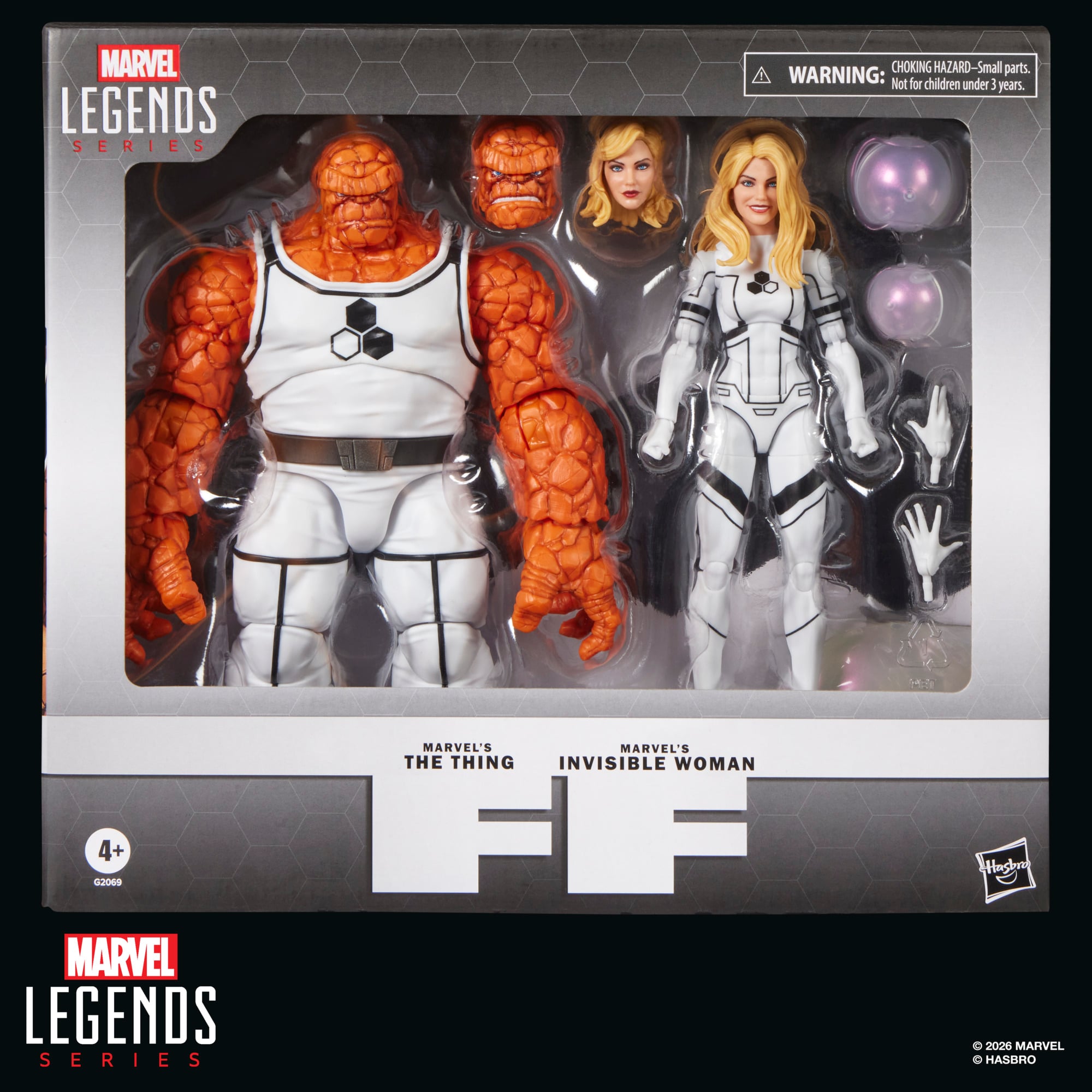 Future Foundation Marvel Legends Marvel's The Thing & Marvel's Invisible Woman Action Figure Two-Pack Gallery Image 13