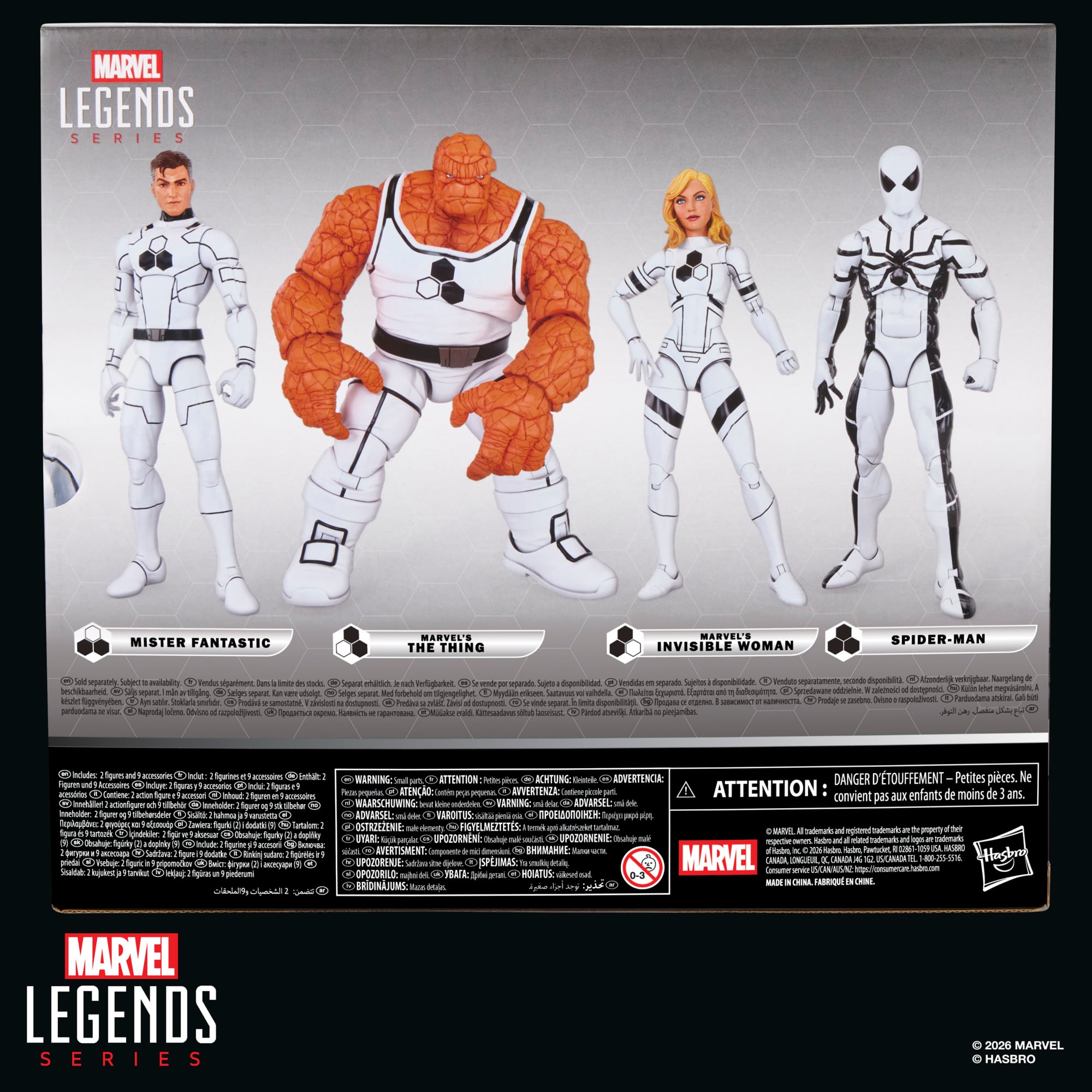 Future Foundation Marvel Legends Marvel's The Thing & Marvel's Invisible Woman Action Figure Two-Pack Gallery Image 15