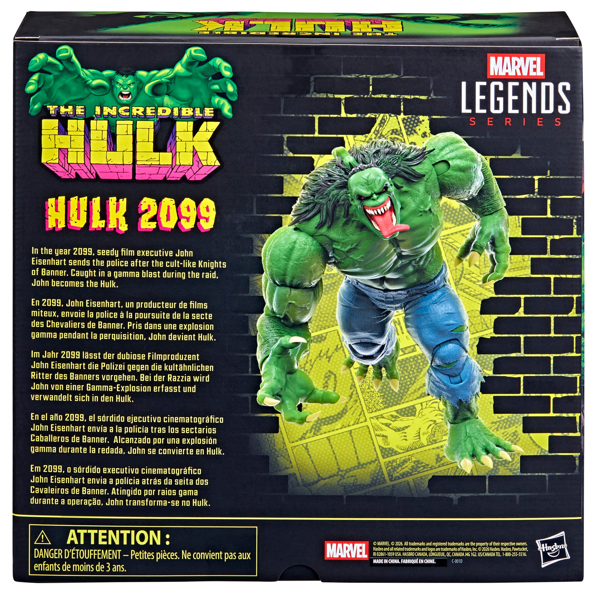 The Incredible Hulk Marvel Legends Hulk 2099 Action Figure Gallery Image 7