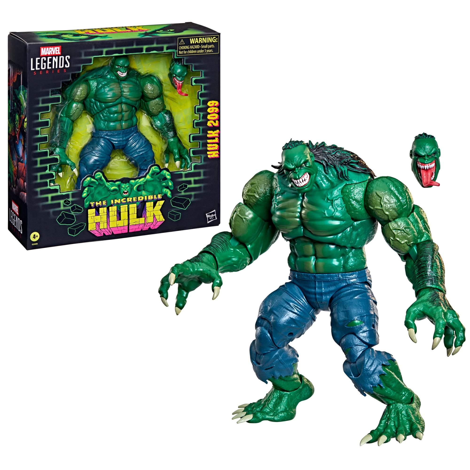 The Incredible Hulk Marvel Legends Hulk 2099 Action Figure Gallery Image 5