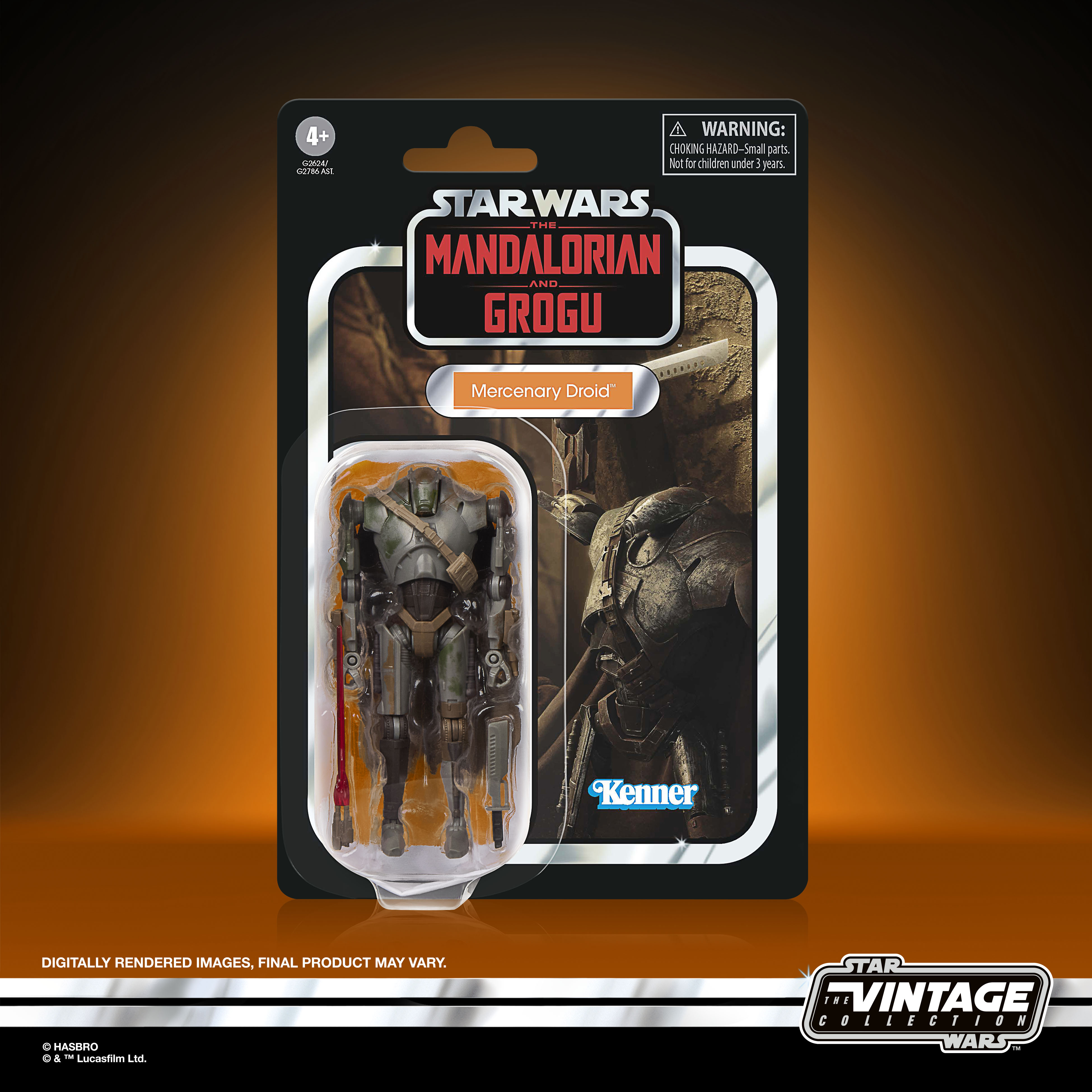 Star Wars: The Vintage Collection Mercenary Droid (The Mandalorian and Grogu) Action Figure Gallery Image 9