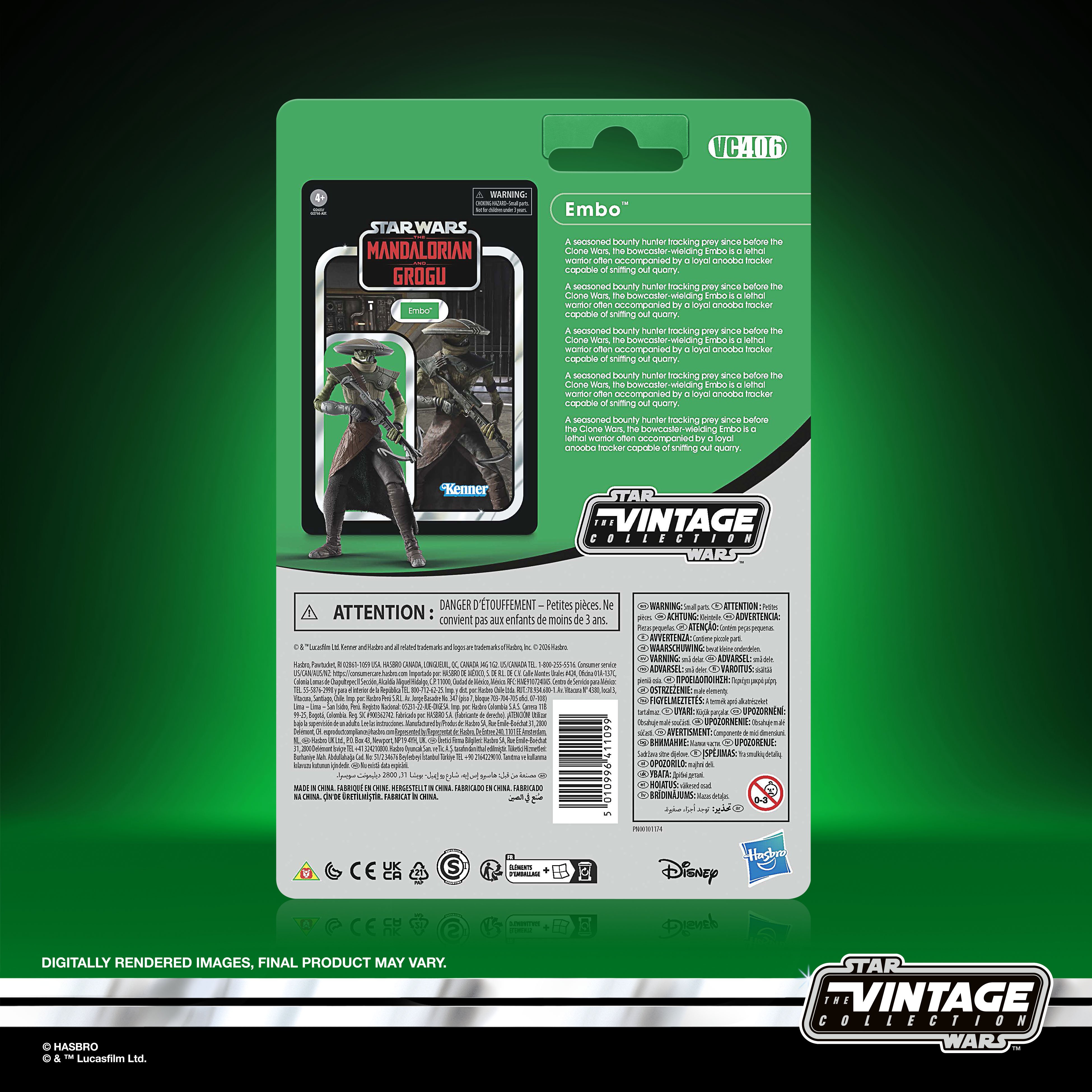 Star Wars: The Vintage Collection Embo (The Mandalorian and Grogu) Action Figure Gallery Image 5