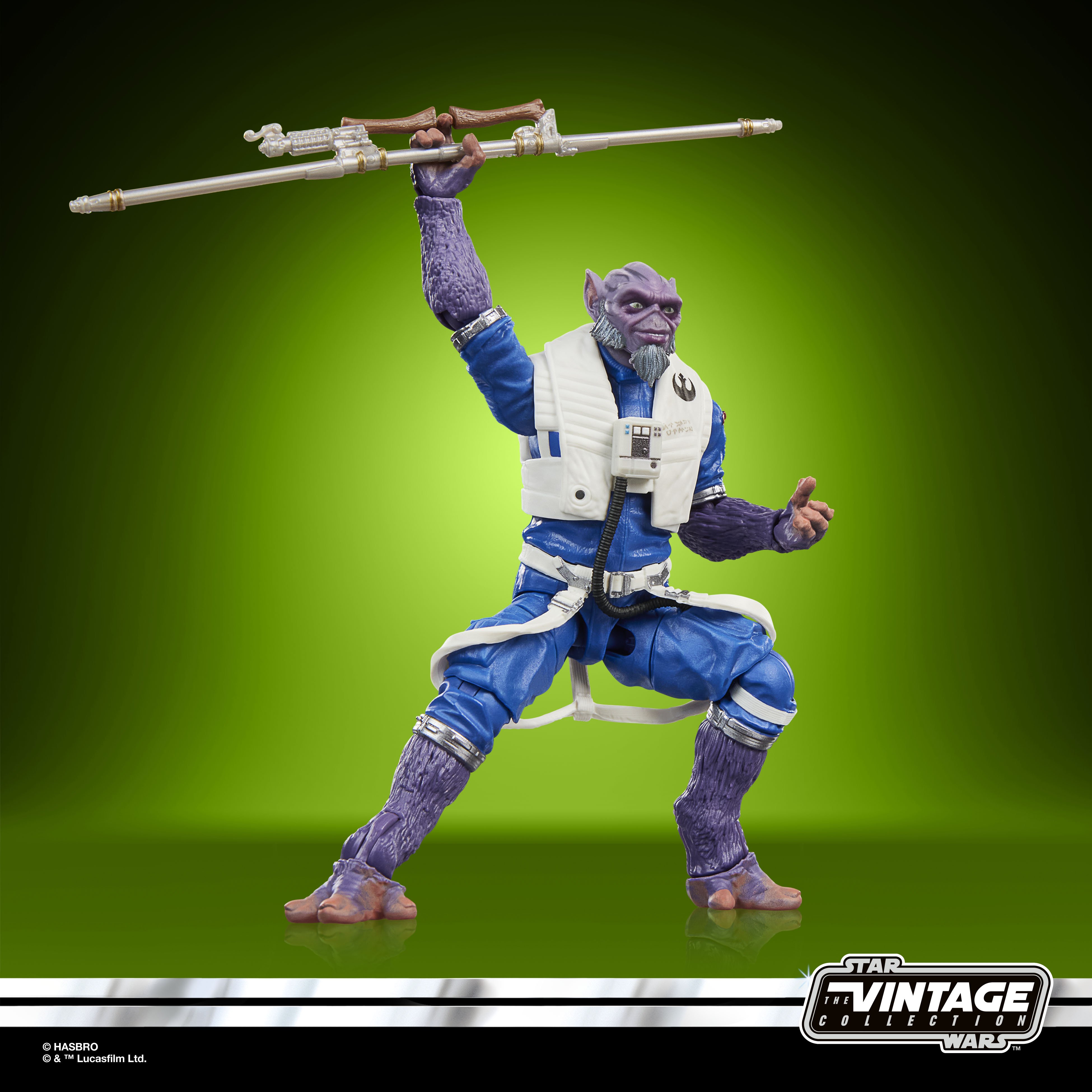 Star Wars: The Vintage Collection Zeb Orrelios (New Republic Pilot) Deluxe Action Figure (The Mandalorian and Grogu) Gallery Image 3
